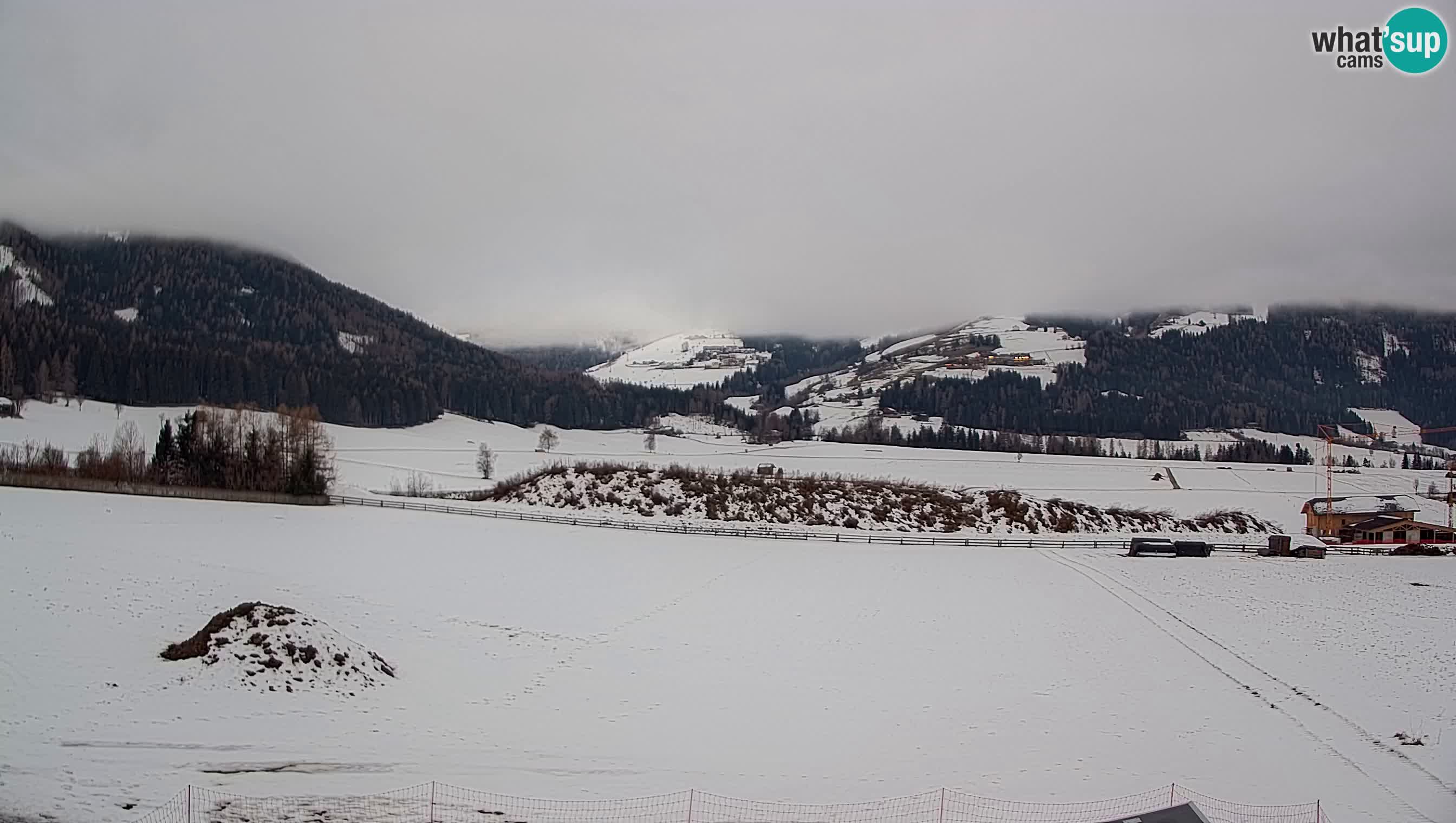 Webkamera Olang | Blick auf den Kronplatz von den Sottla Apartments