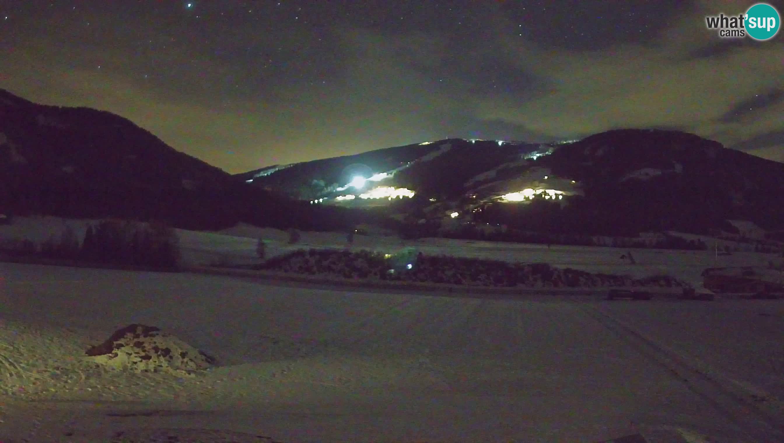 Webkamera Olang | Blick auf den Kronplatz von den Sottla Apartments