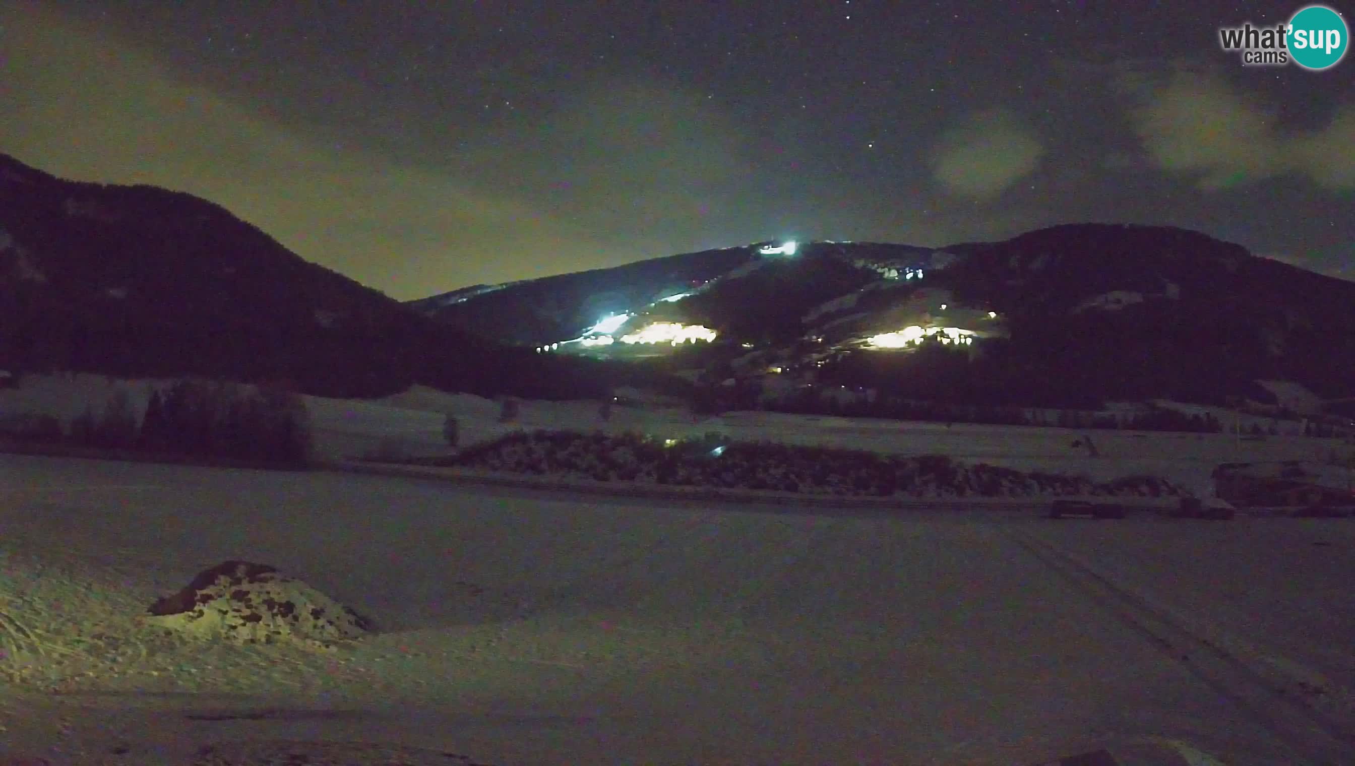 Webkamera Olang | Blick auf den Kronplatz von den Sottla Apartments