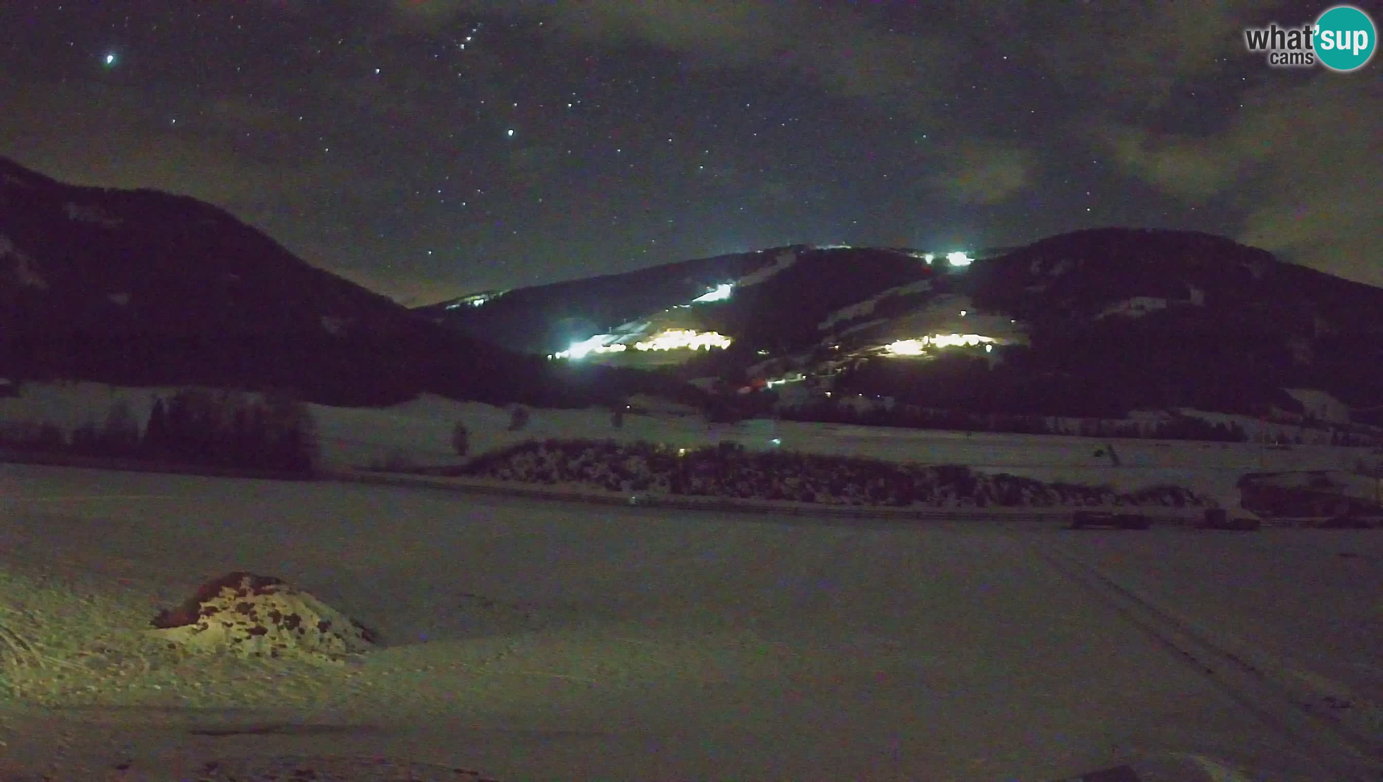 Webkamera Olang | Blick auf den Kronplatz von den Sottla Apartments