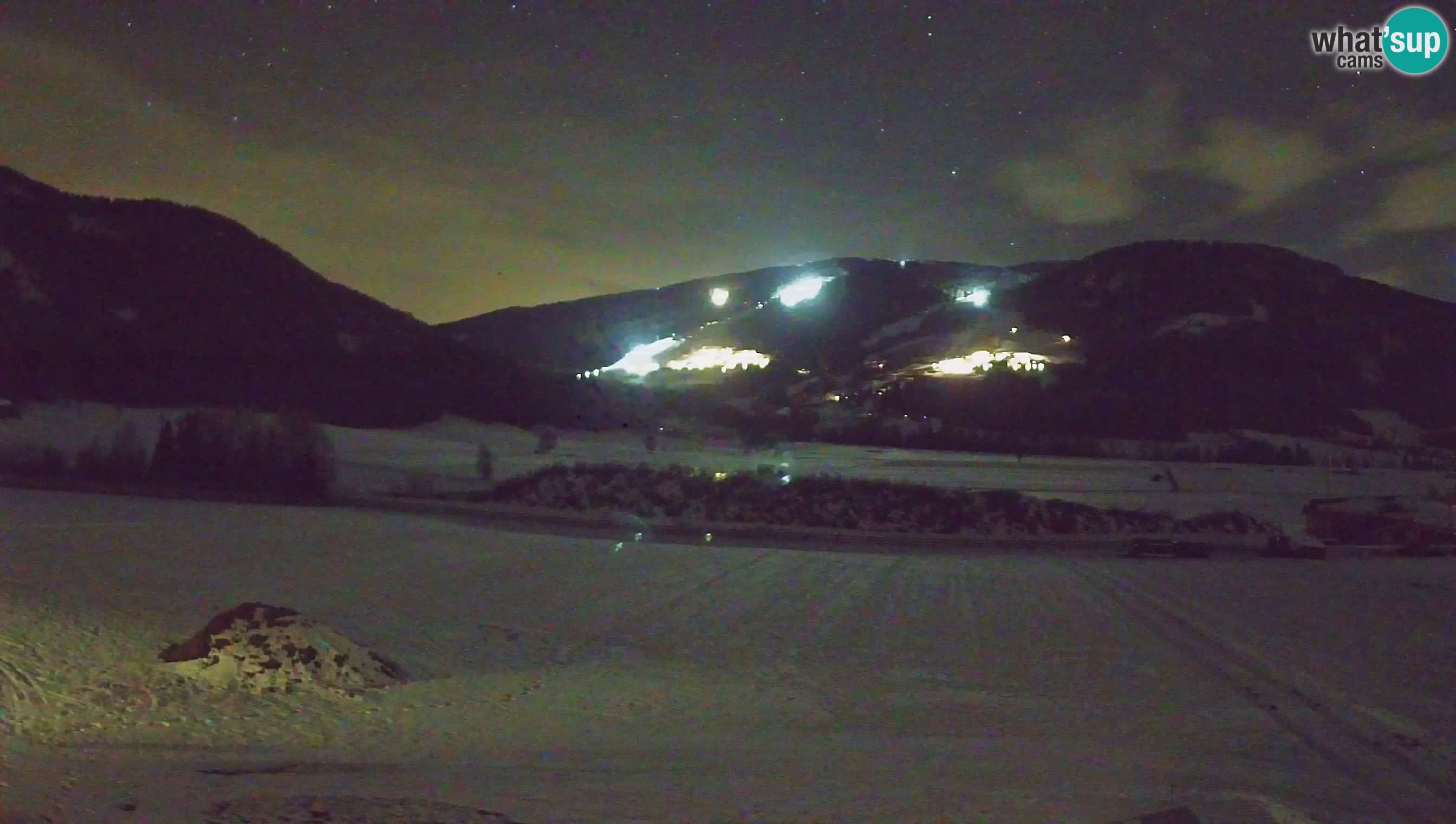 Webkamera Olang | Blick auf den Kronplatz von den Sottla Apartments