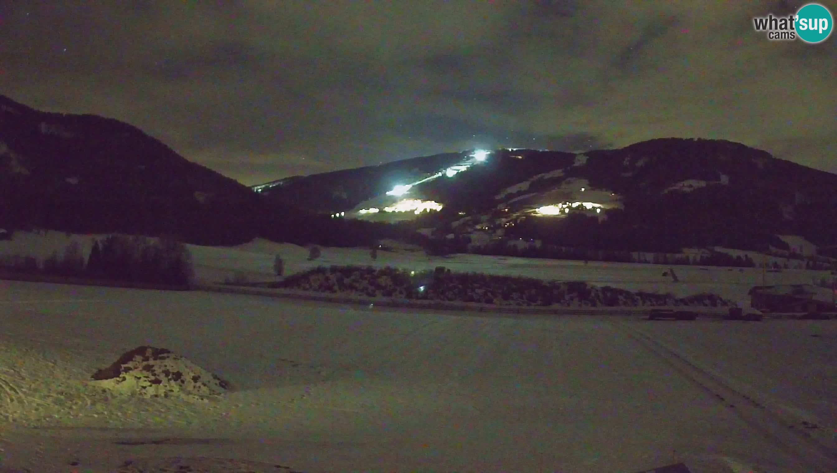 Webkamera Olang | Blick auf den Kronplatz von den Sottla Apartments