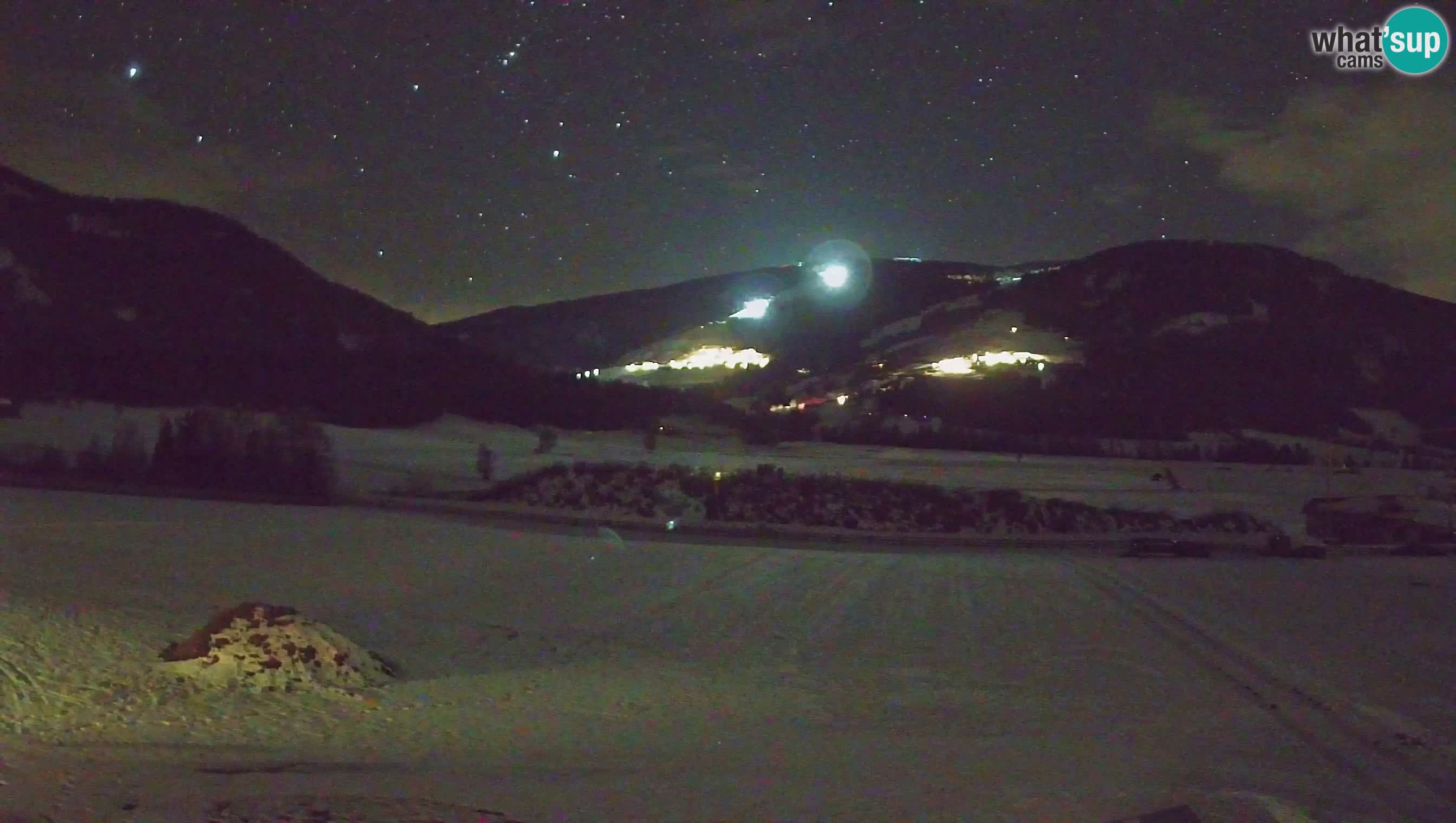 Webkamera Olang | Blick auf den Kronplatz von den Sottla Apartments