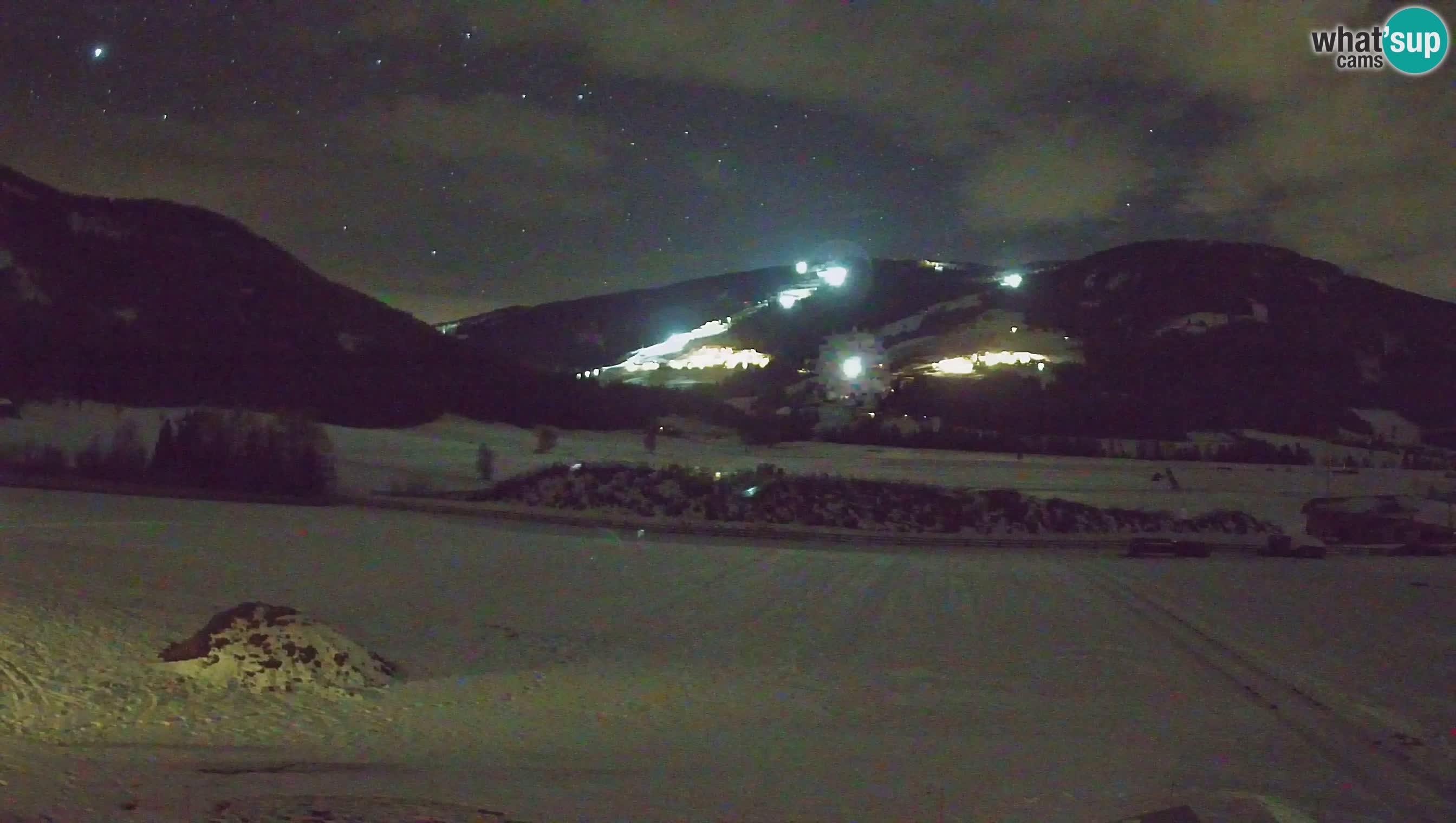 Webkamera Olang | Blick auf den Kronplatz von den Sottla Apartments