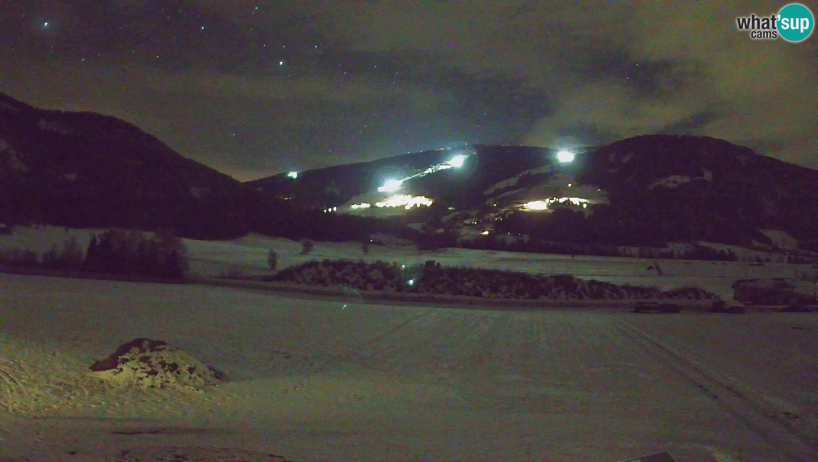 Webkamera Olang | Blick auf den Kronplatz von den Sottla Apartments