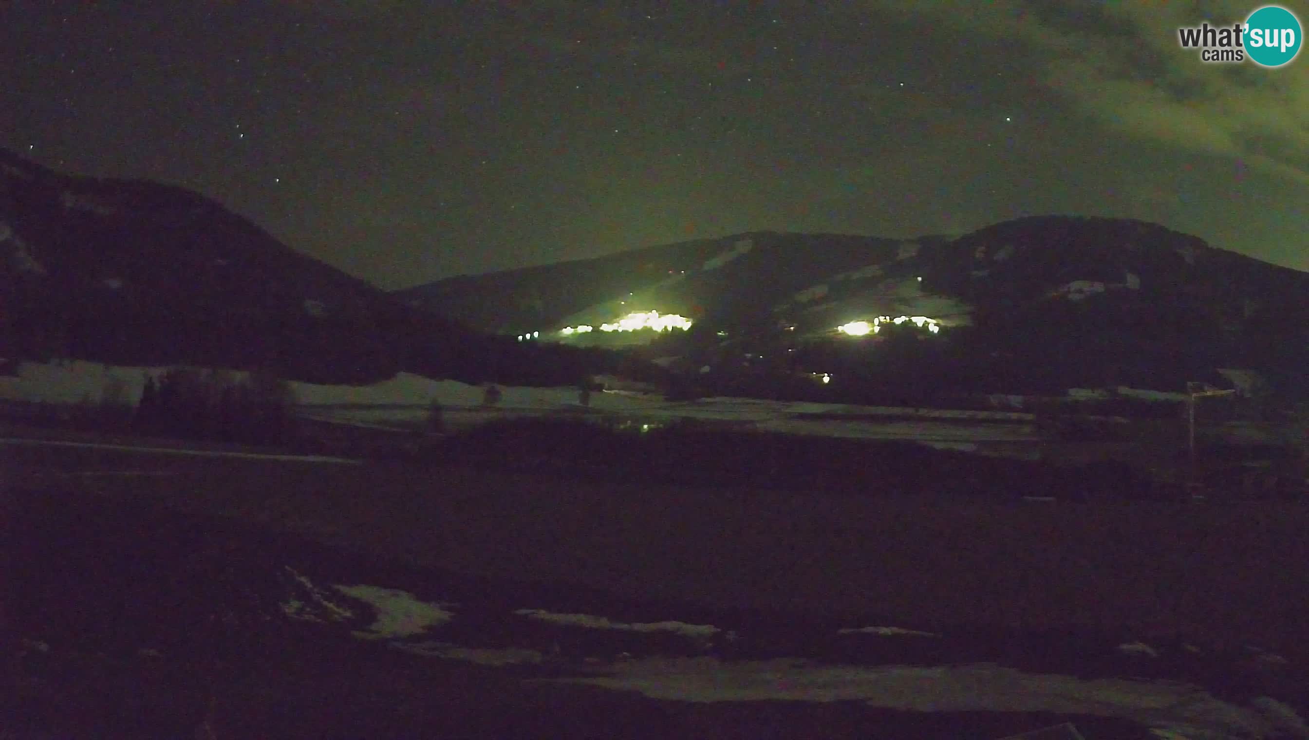 Webkamera Olang | Blick auf den Kronplatz von den Sottla Apartments