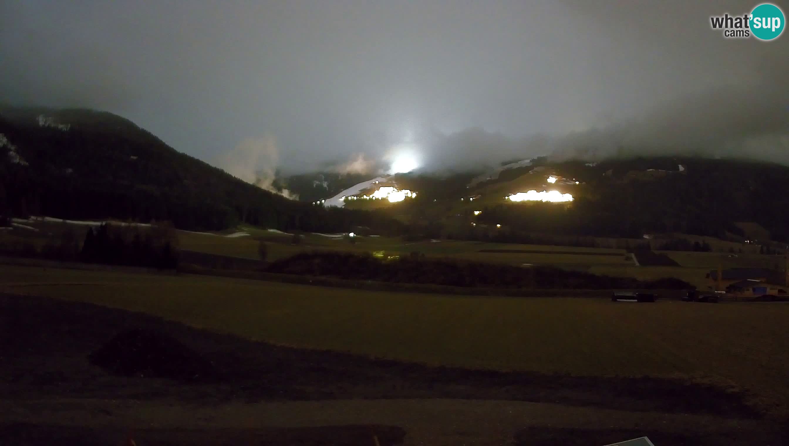 Webkamera Olang | Blick auf den Kronplatz von den Sottla Apartments