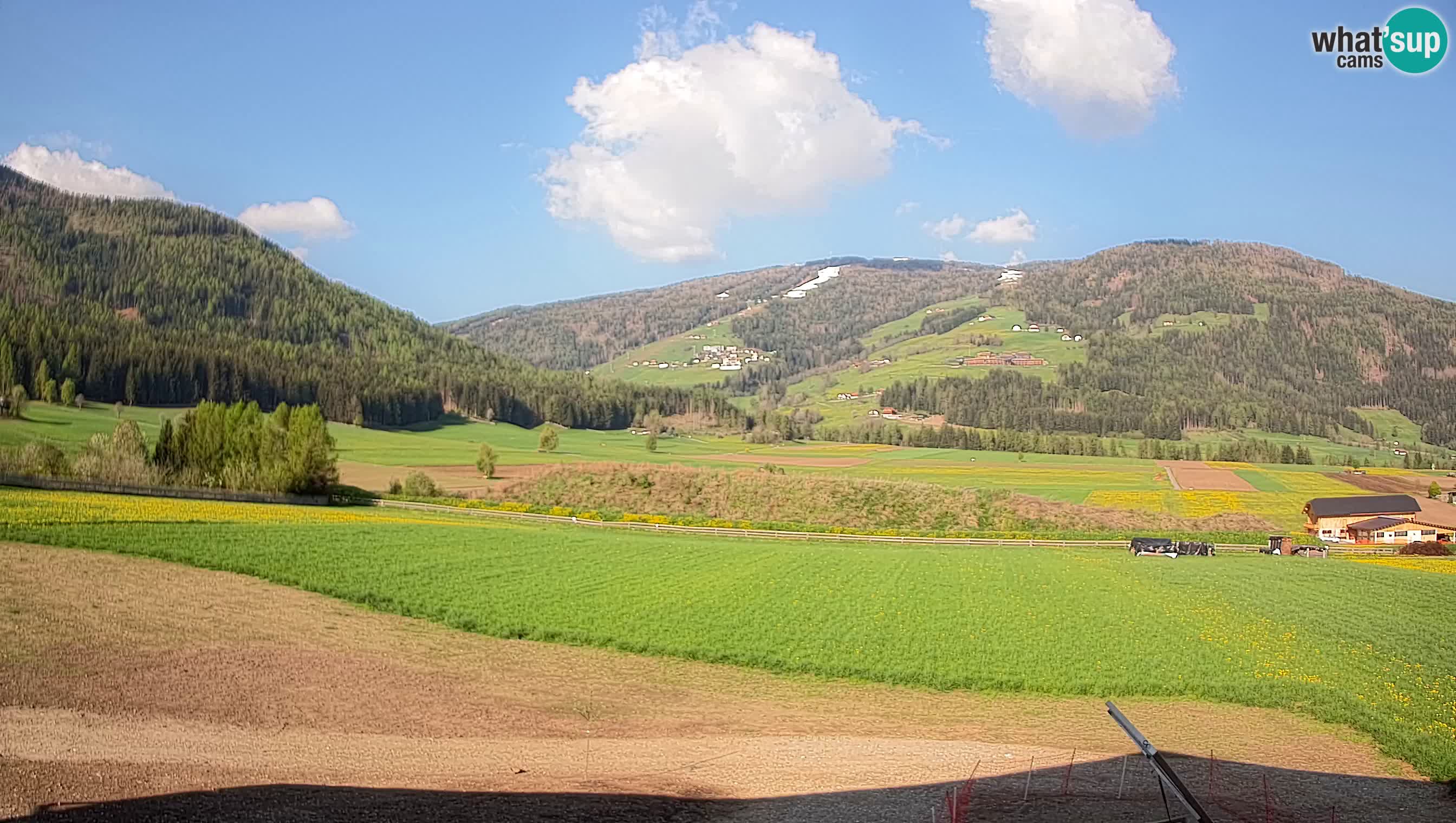 Livecam Olang | Kronplatz view from Sottla apartments