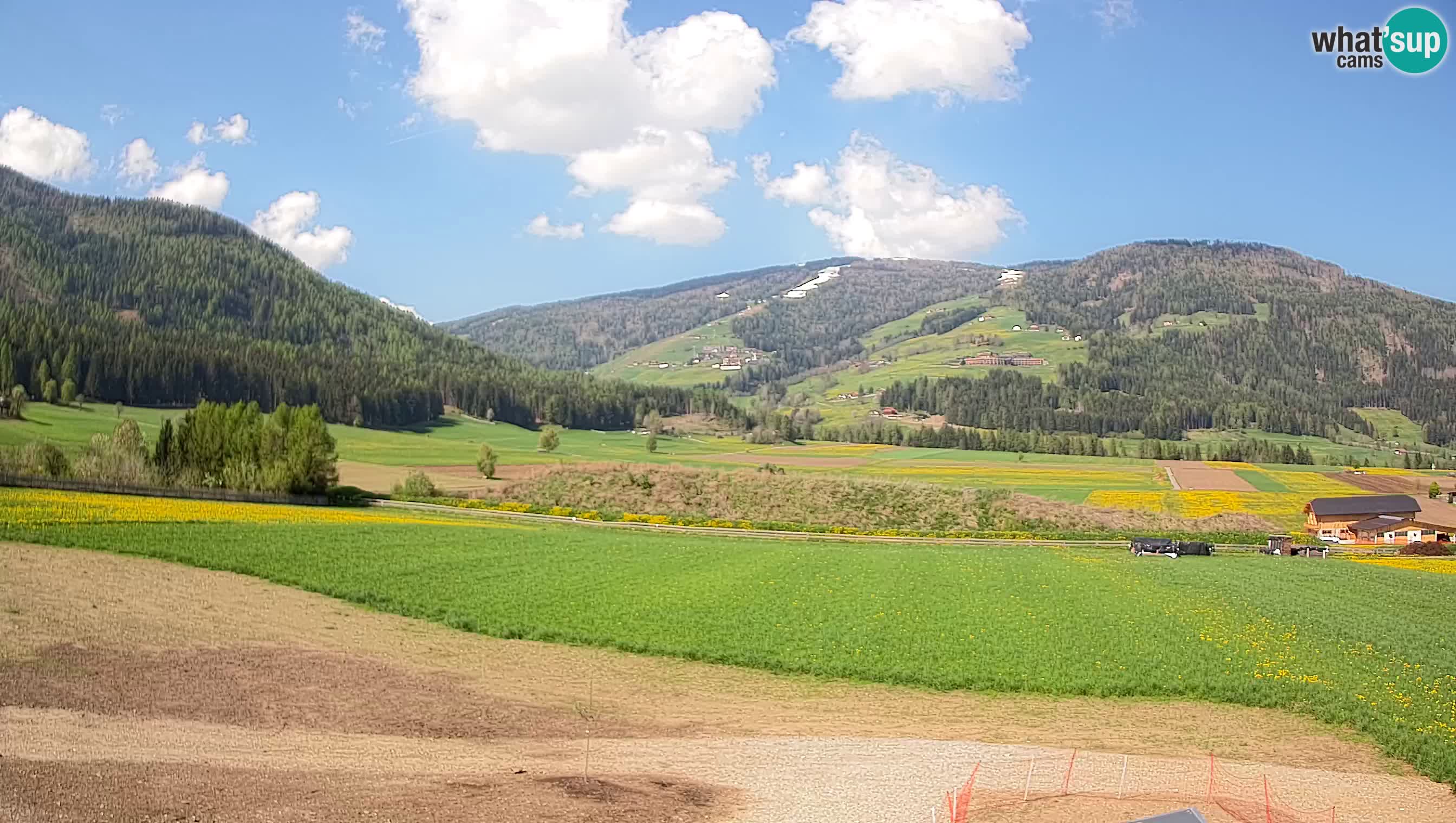 Webkamera Olang | Blick auf den Kronplatz von den Sottla Apartments