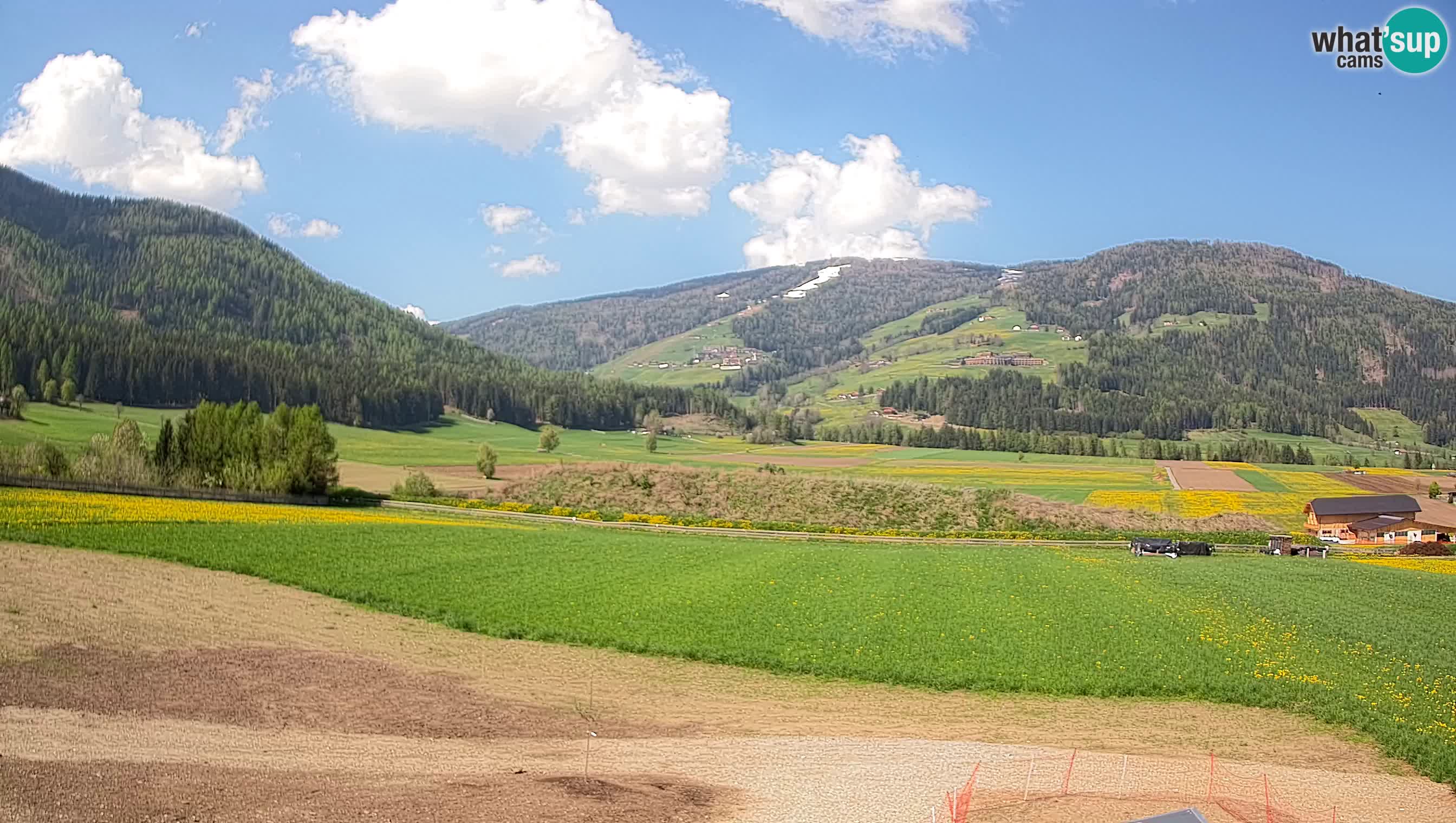 Webkamera Olang | Blick auf den Kronplatz von den Sottla Apartments