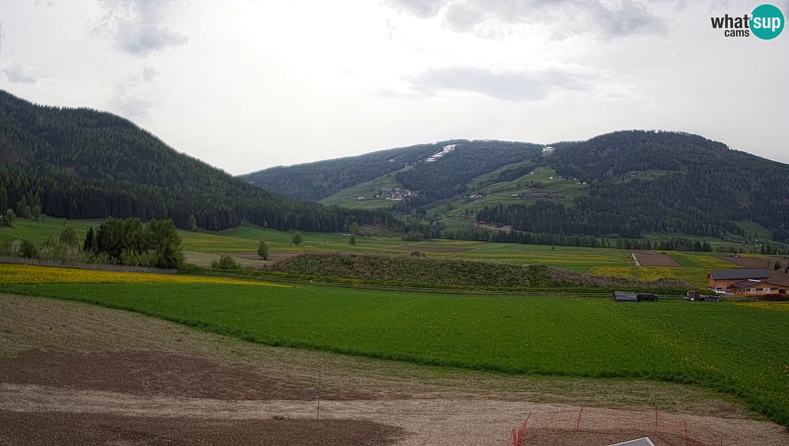 Webkamera Olang | Blick auf den Kronplatz von den Sottla Apartments