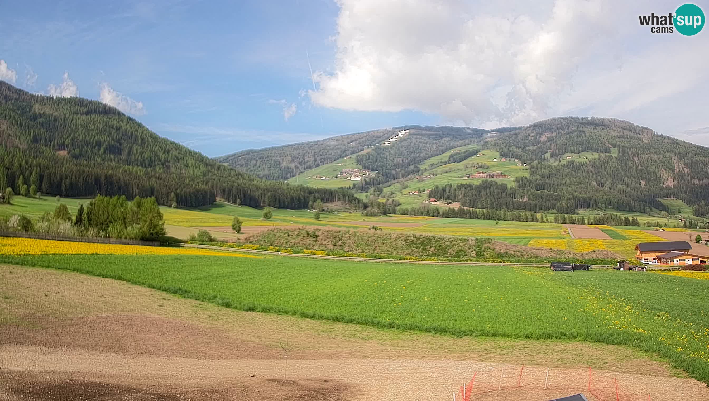 Webkamera Olang | Blick auf den Kronplatz von den Sottla Apartments
