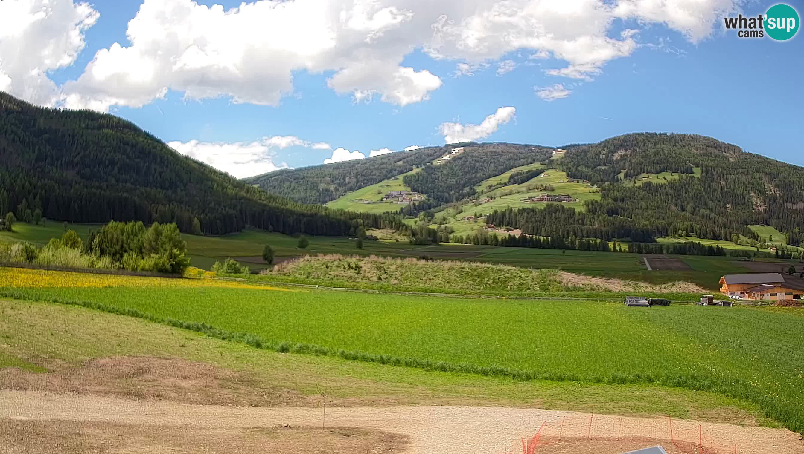 Webkamera Olang | Blick auf den Kronplatz von den Sottla Apartments
