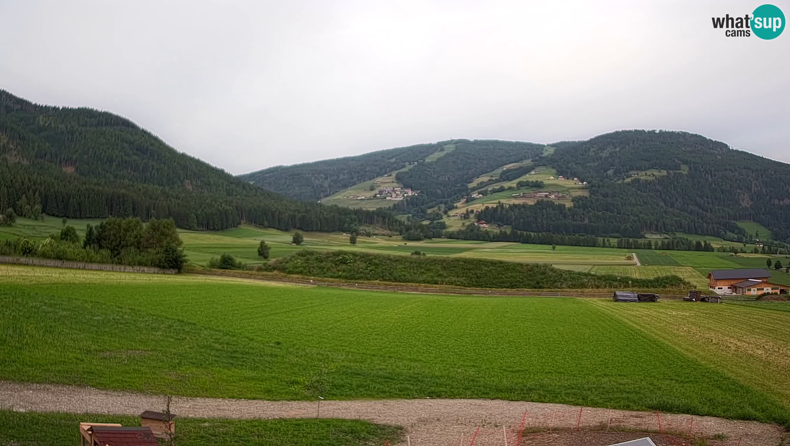 Webkamera Olang | Blick auf den Kronplatz von den Sottla Apartments