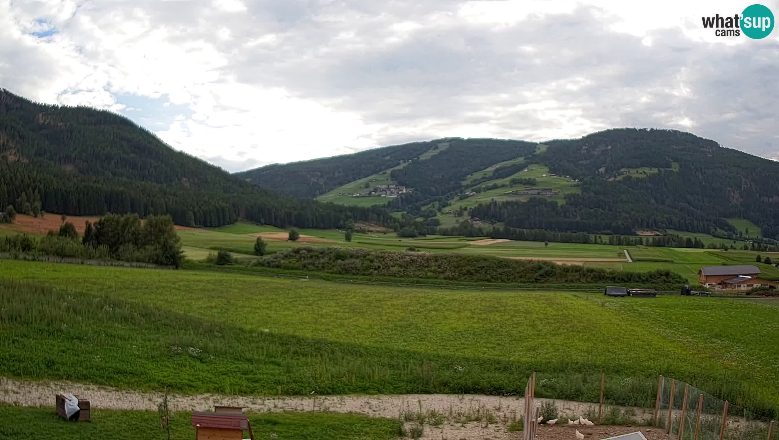 Webkamera Olang | Blick auf den Kronplatz von den Sottla Apartments