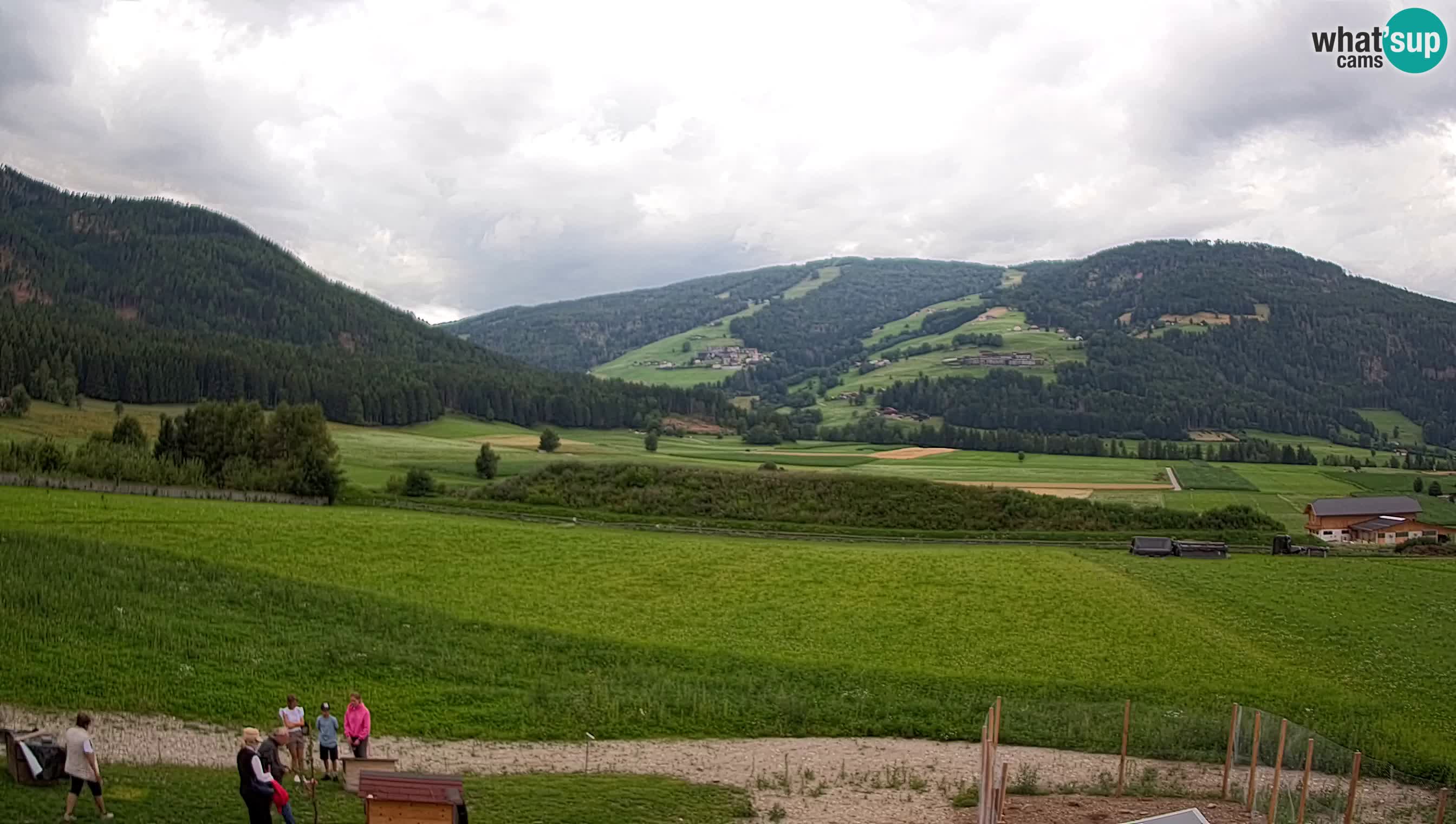Webkamera Olang | Blick auf den Kronplatz von den Sottla Apartments
