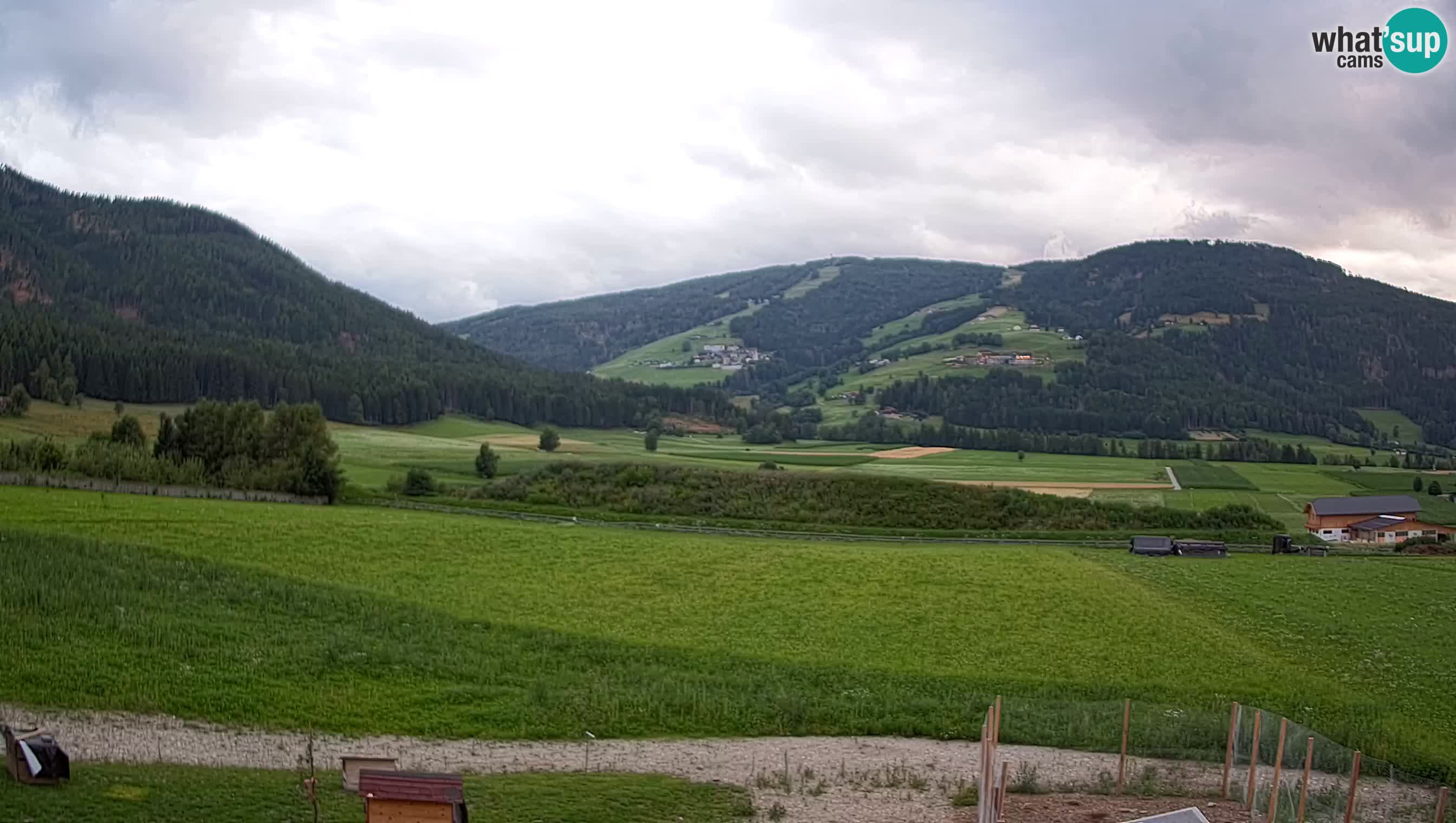 Webkamera Olang | Blick auf den Kronplatz von den Sottla Apartments