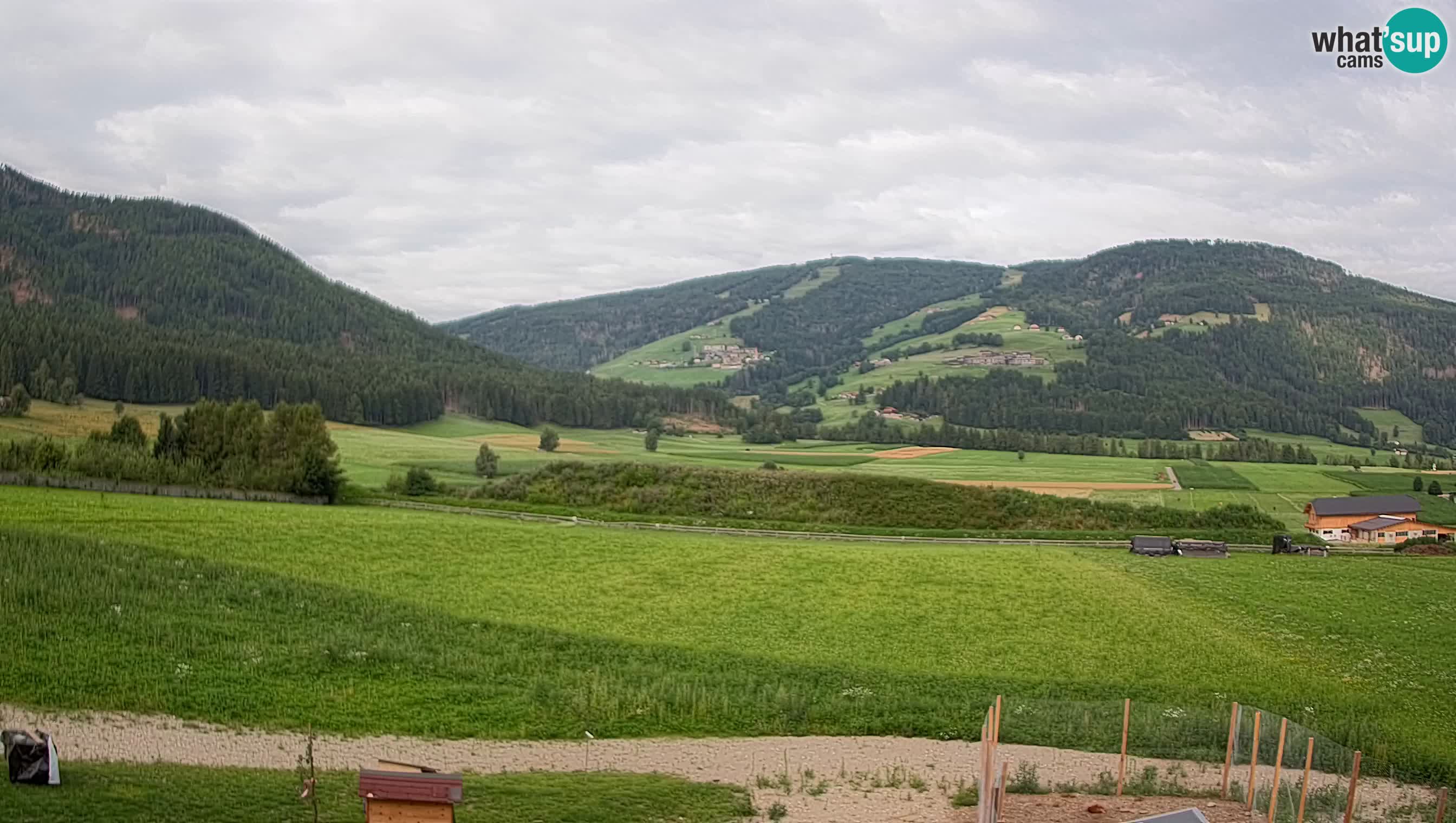 Webkamera Olang | Blick auf den Kronplatz von den Sottla Apartments