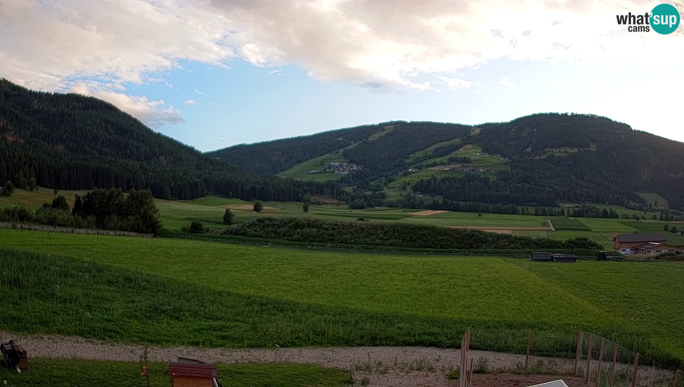 Webkamera Olang | Blick auf den Kronplatz von den Sottla Apartments