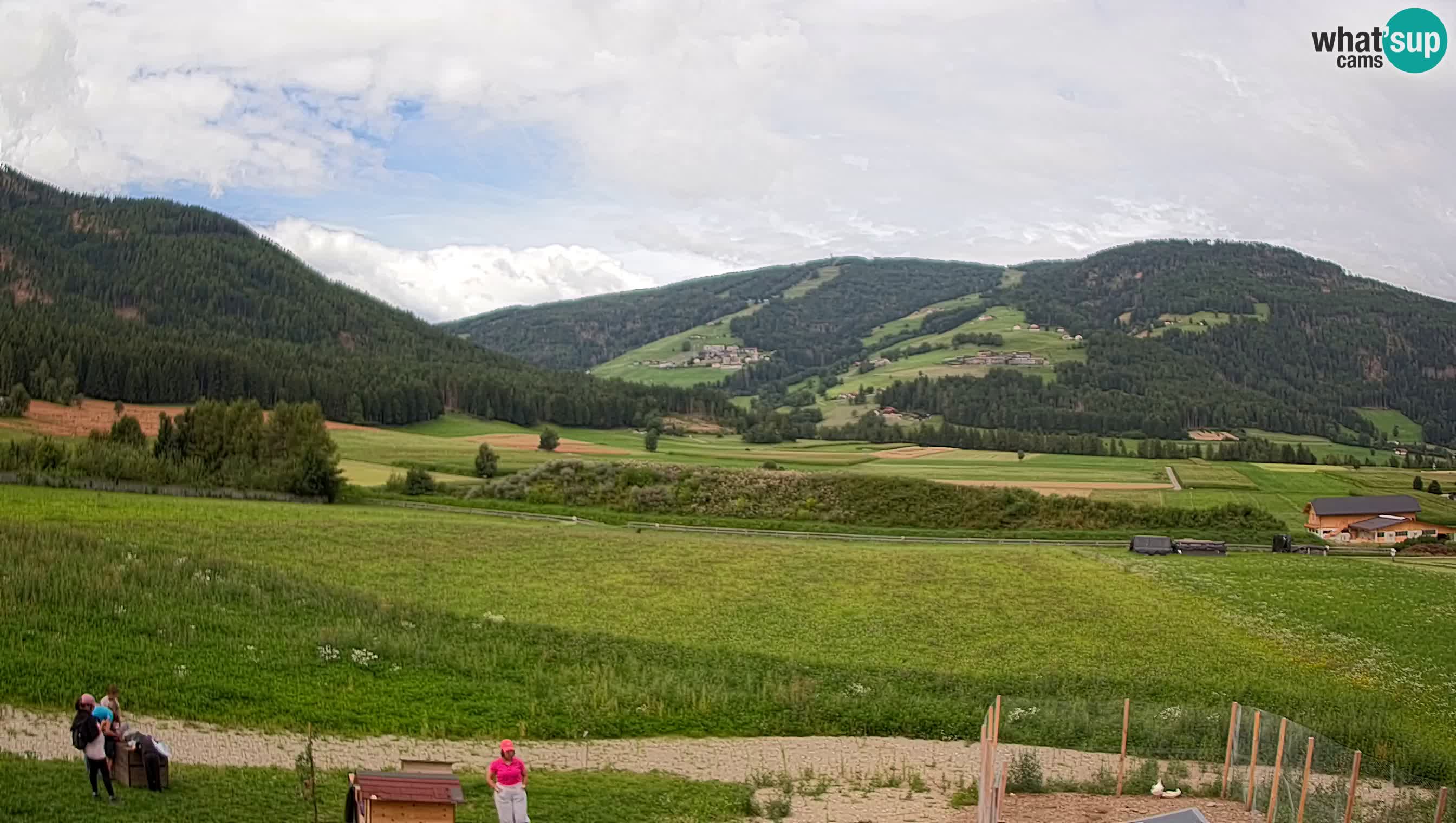 Webkamera Olang | Blick auf den Kronplatz von den Sottla Apartments