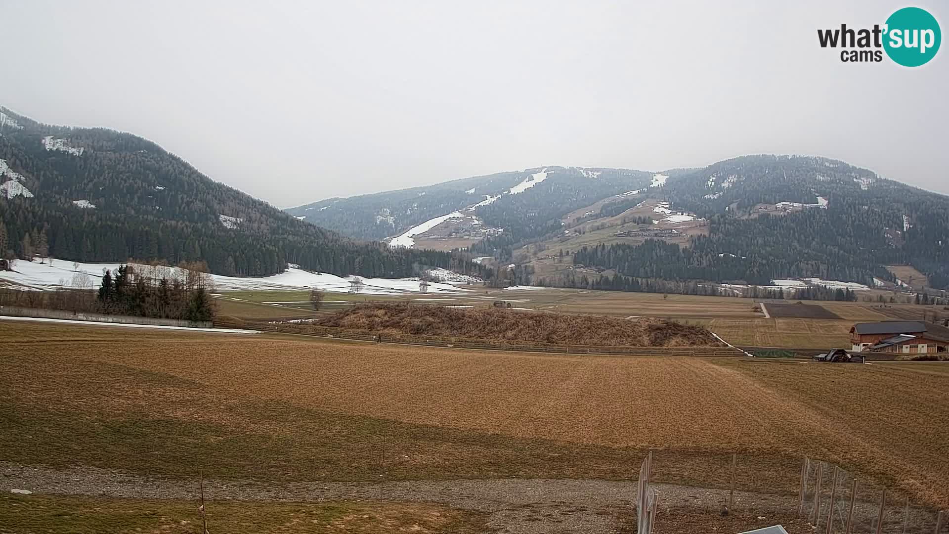 Webkamera Olang | Blick auf den Kronplatz von den Sottla Apartments