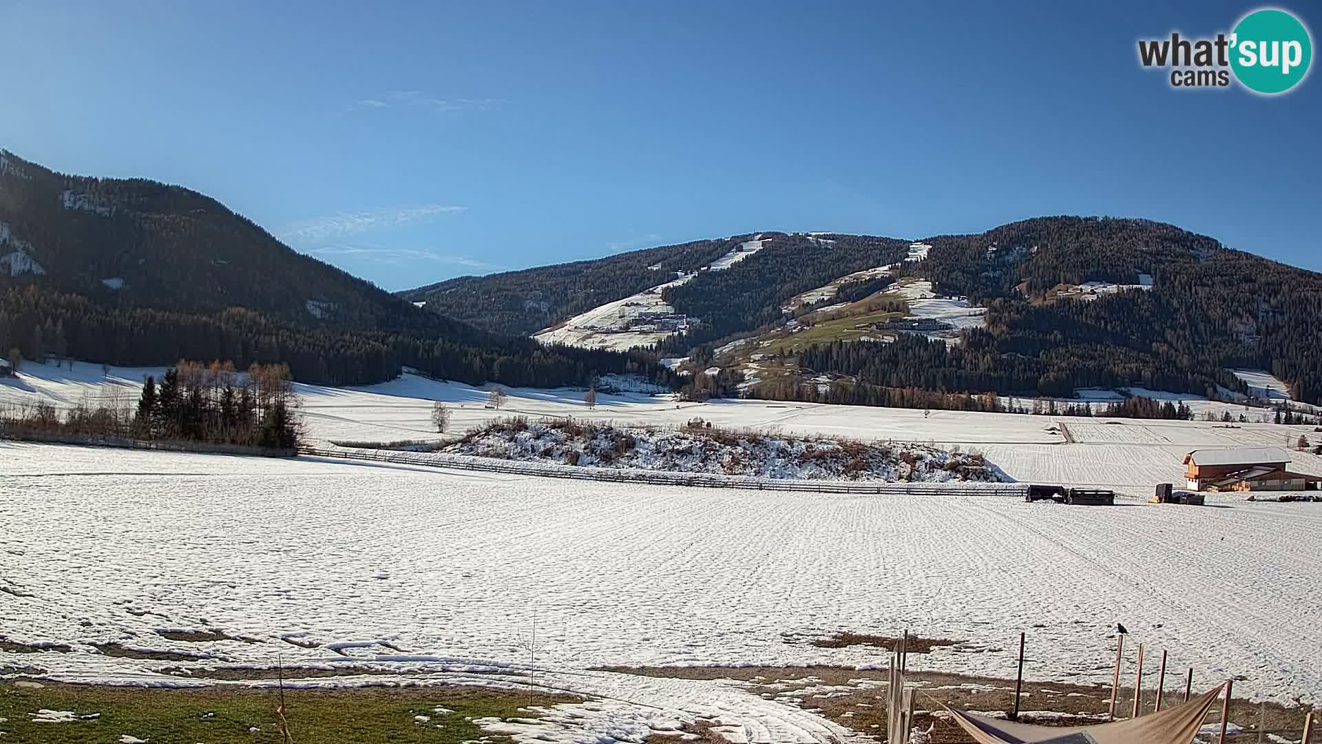 Webkamera Olang | Blick auf den Kronplatz von den Sottla Apartments