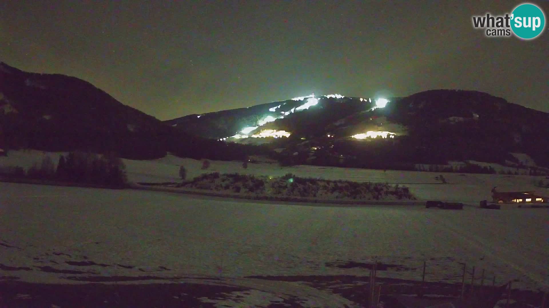 Webkamera Olang | Blick auf den Kronplatz von den Sottla Apartments