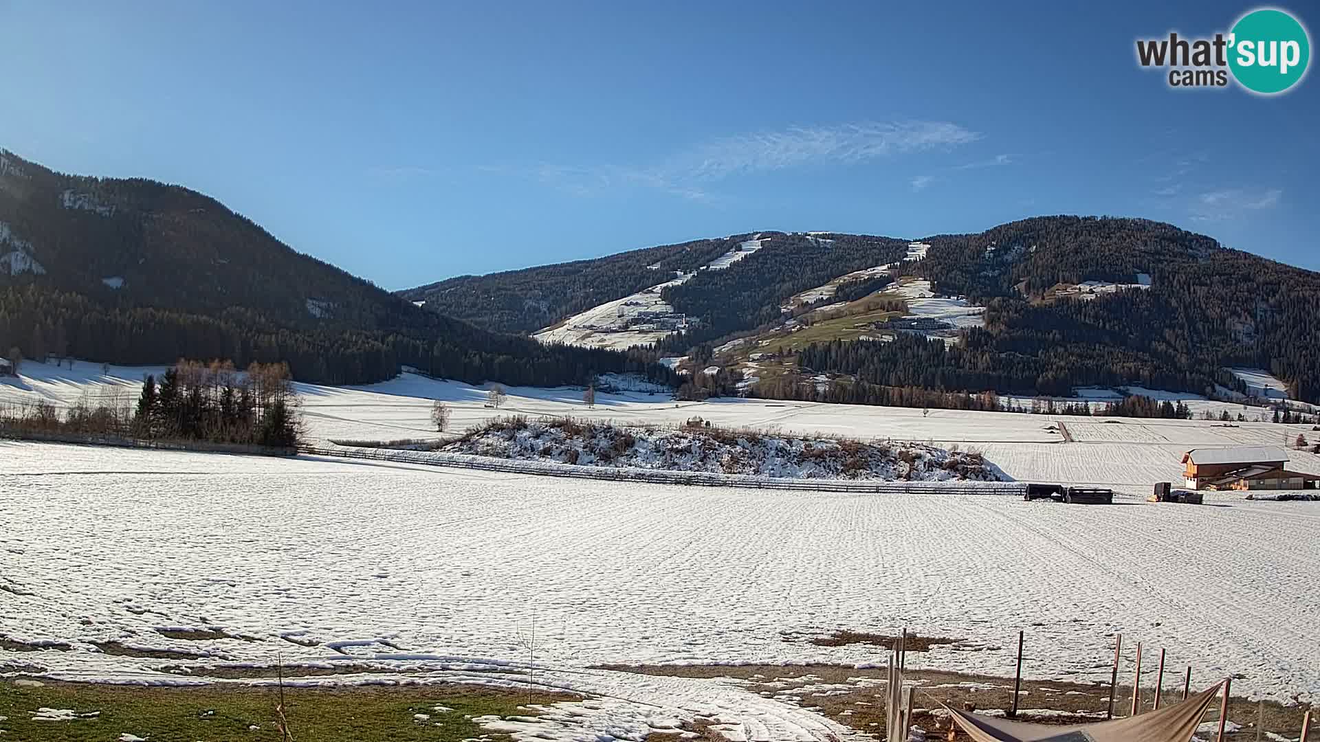 Webkamera Olang | Blick auf den Kronplatz von den Sottla Apartments