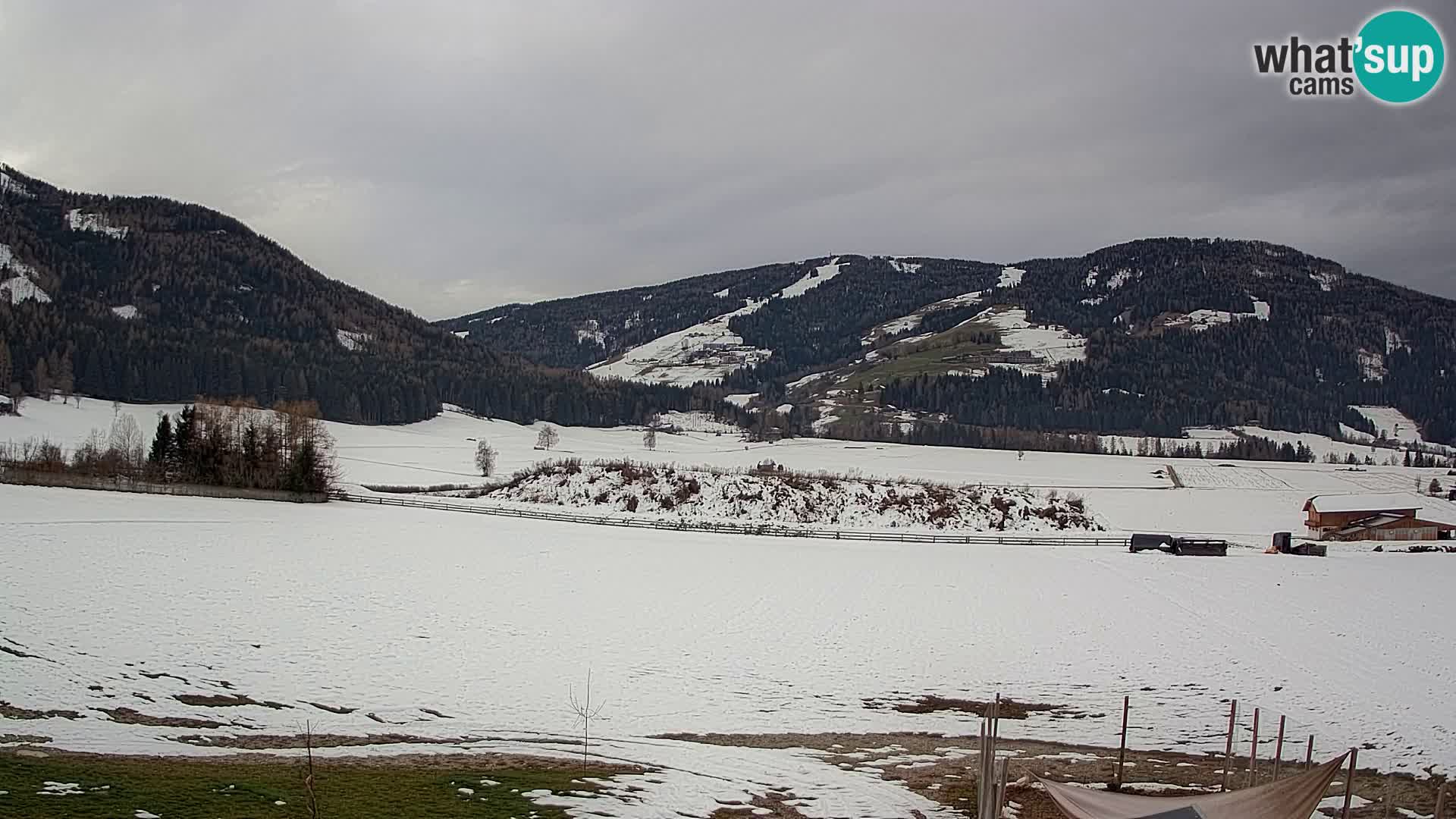 Webkamera Olang | Blick auf den Kronplatz von den Sottla Apartments