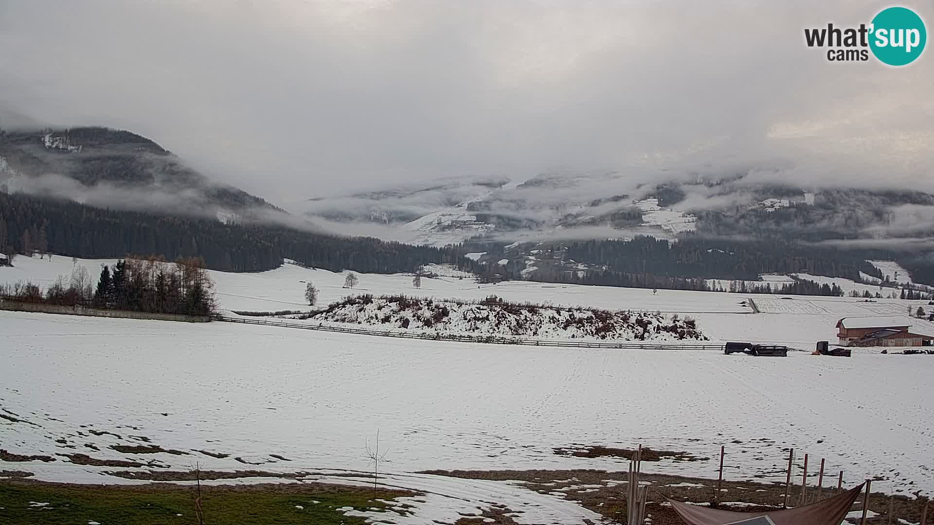 Webkamera Olang | Blick auf den Kronplatz von den Sottla Apartments