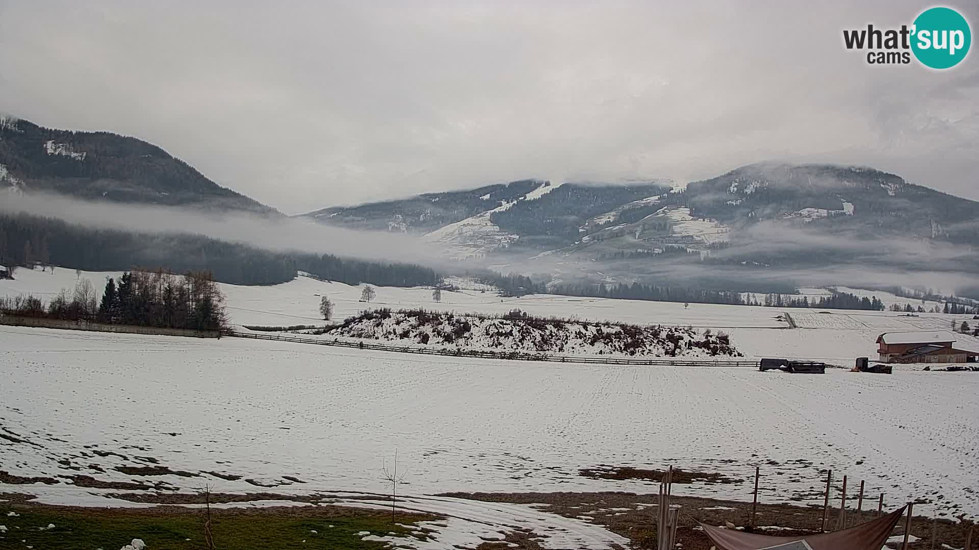 Webkamera Olang | Blick auf den Kronplatz von den Sottla Apartments