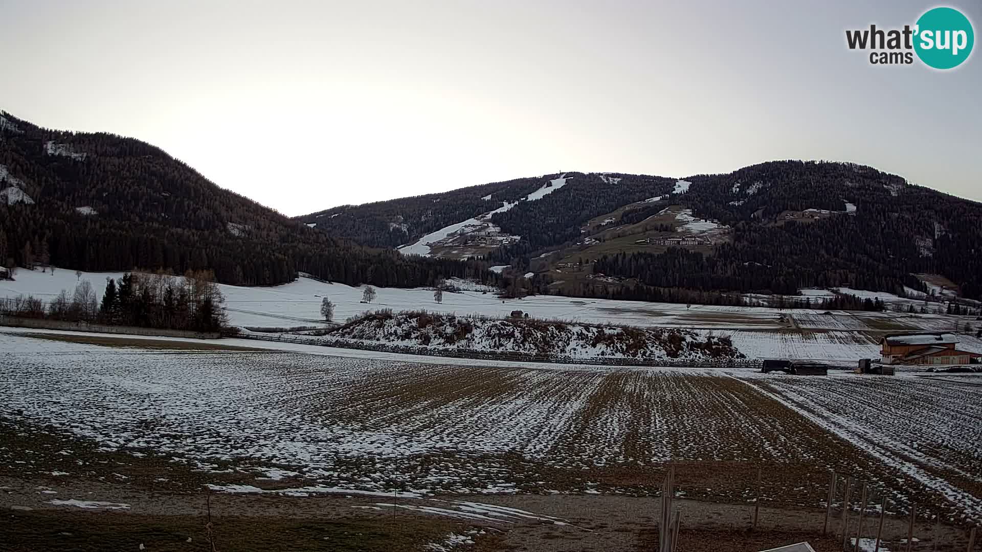 Webkamera Olang | Blick auf den Kronplatz von den Sottla Apartments
