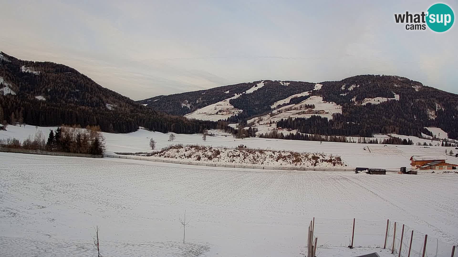 Webkamera Olang | Blick auf den Kronplatz von den Sottla Apartments