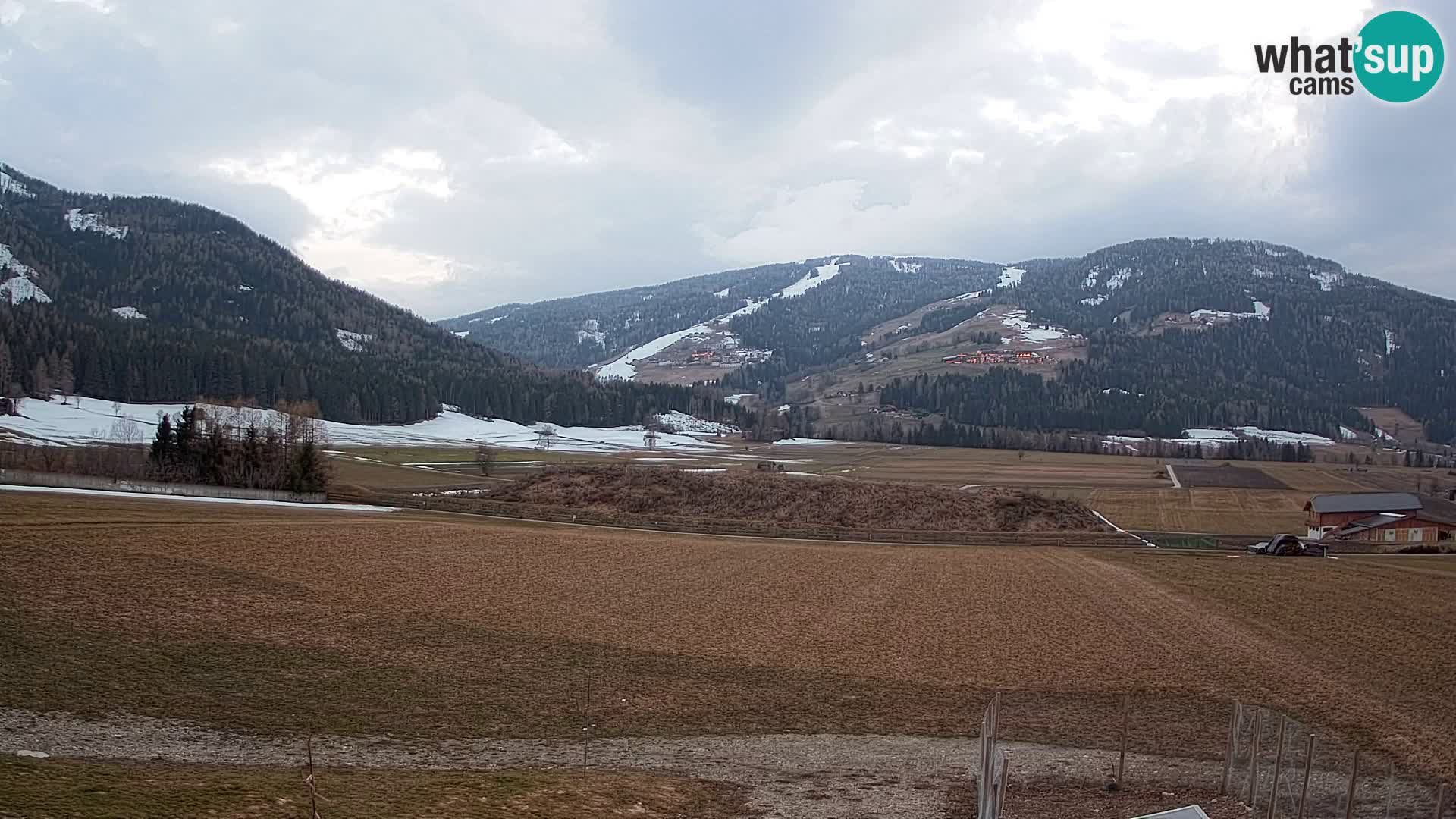 Webkamera Olang | Blick auf den Kronplatz von den Sottla Apartments