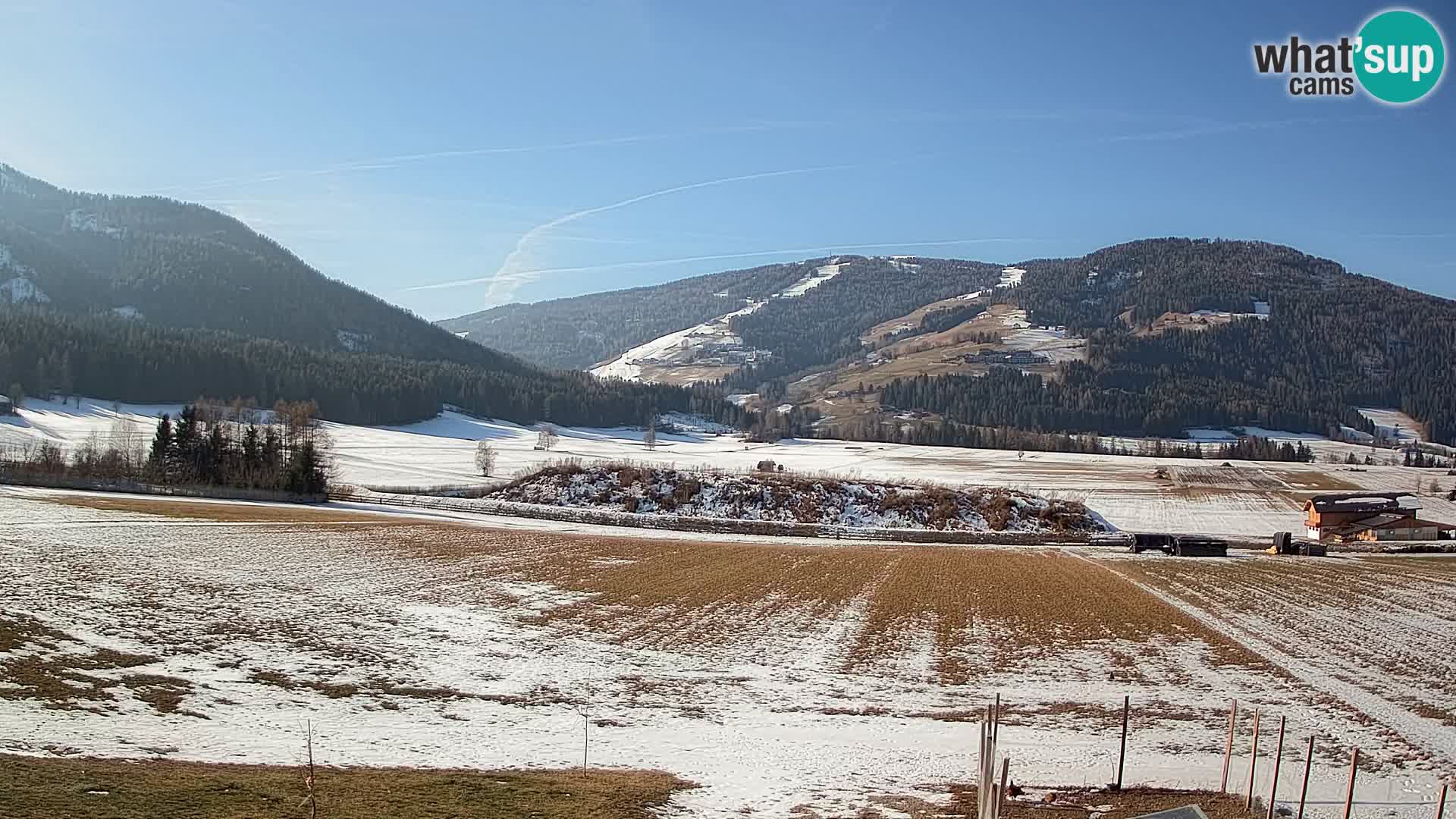 Webkamera Olang | Blick auf den Kronplatz von den Sottla Apartments