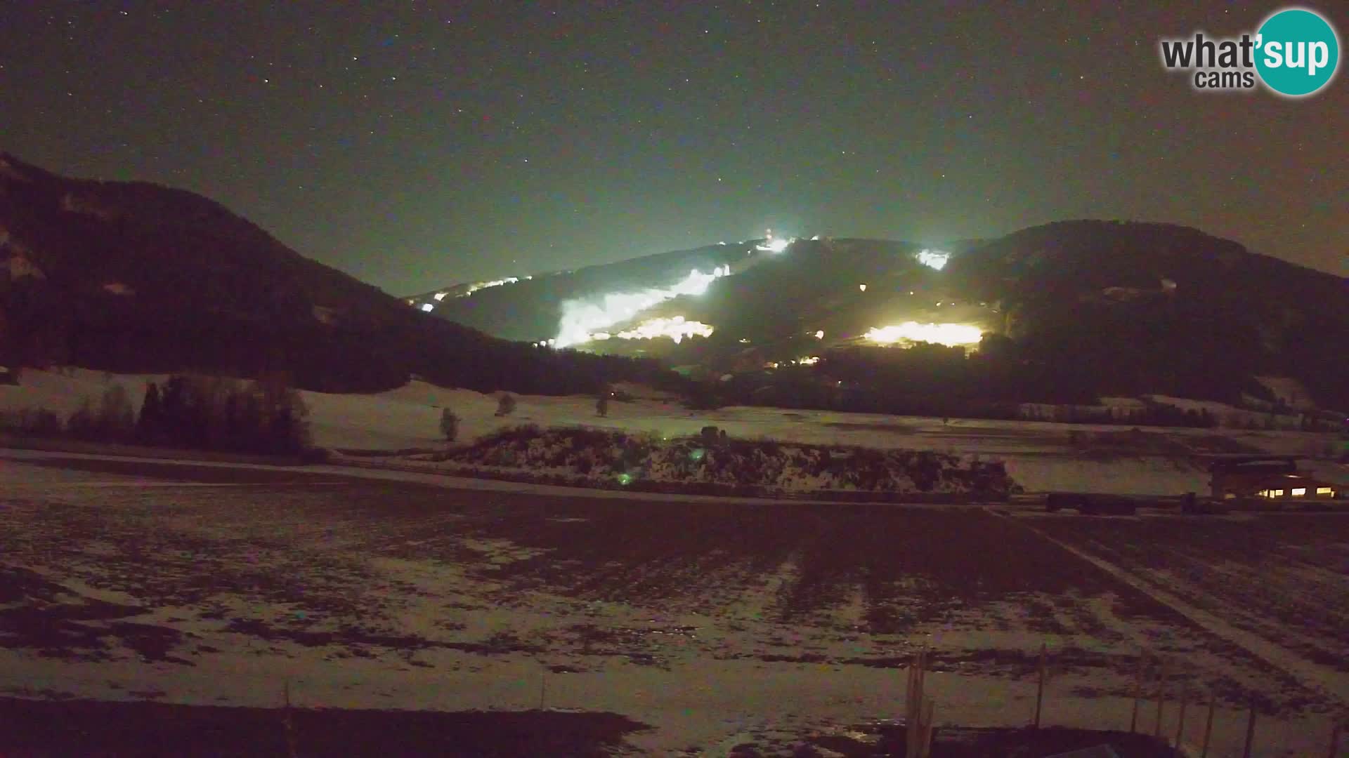 Webkamera Olang | Blick auf den Kronplatz von den Sottla Apartments