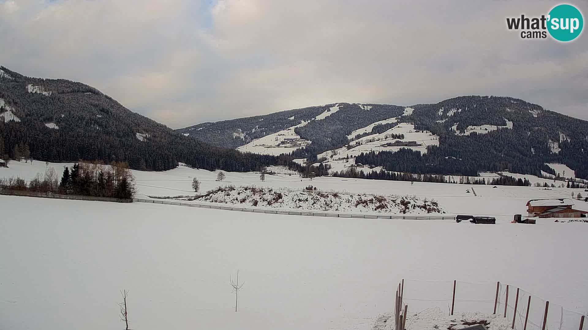 Webkamera Olang | Blick auf den Kronplatz von den Sottla Apartments