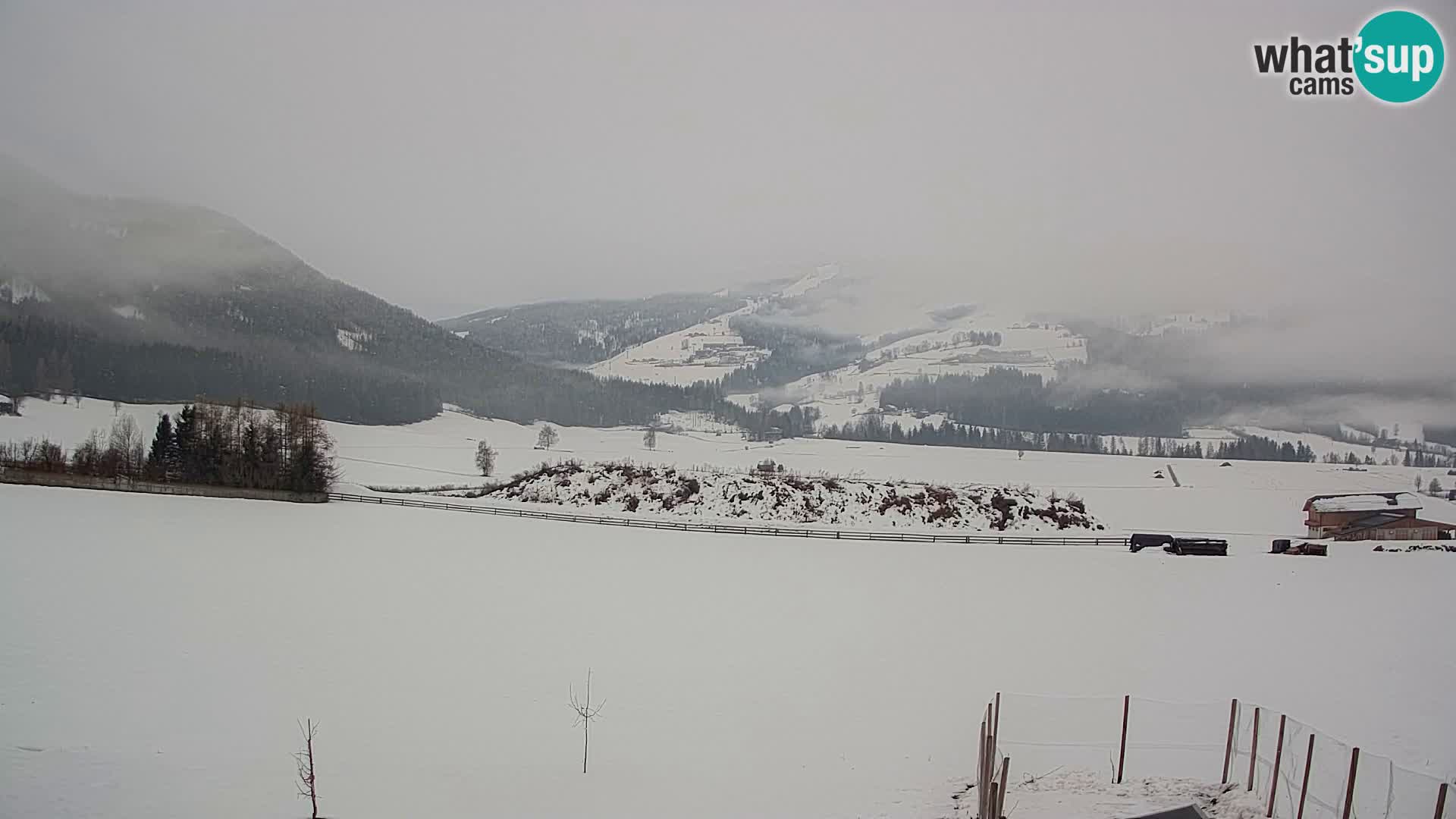 Webkamera Olang | Blick auf den Kronplatz von den Sottla Apartments
