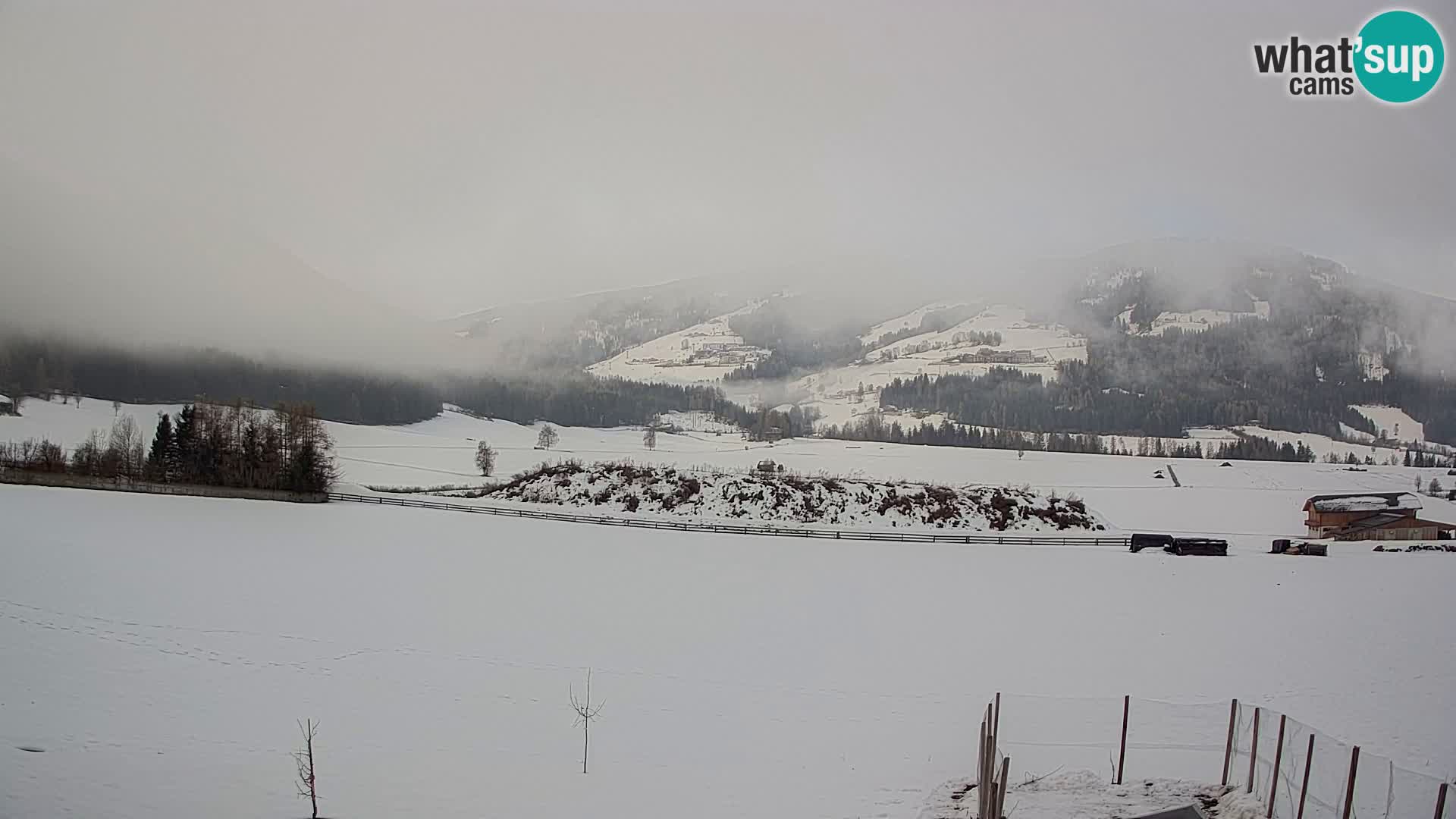 Webkamera Olang | Blick auf den Kronplatz von den Sottla Apartments