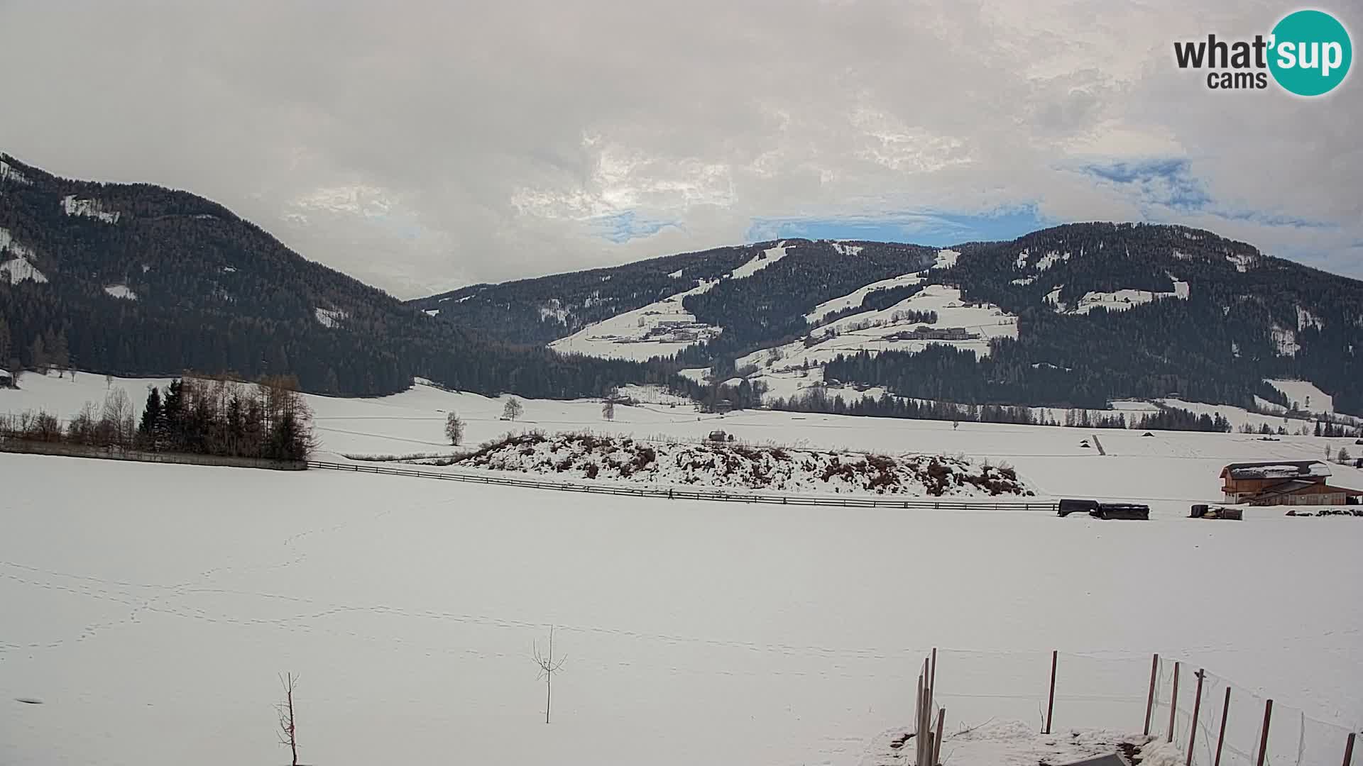 Webkamera Olang | Blick auf den Kronplatz von den Sottla Apartments