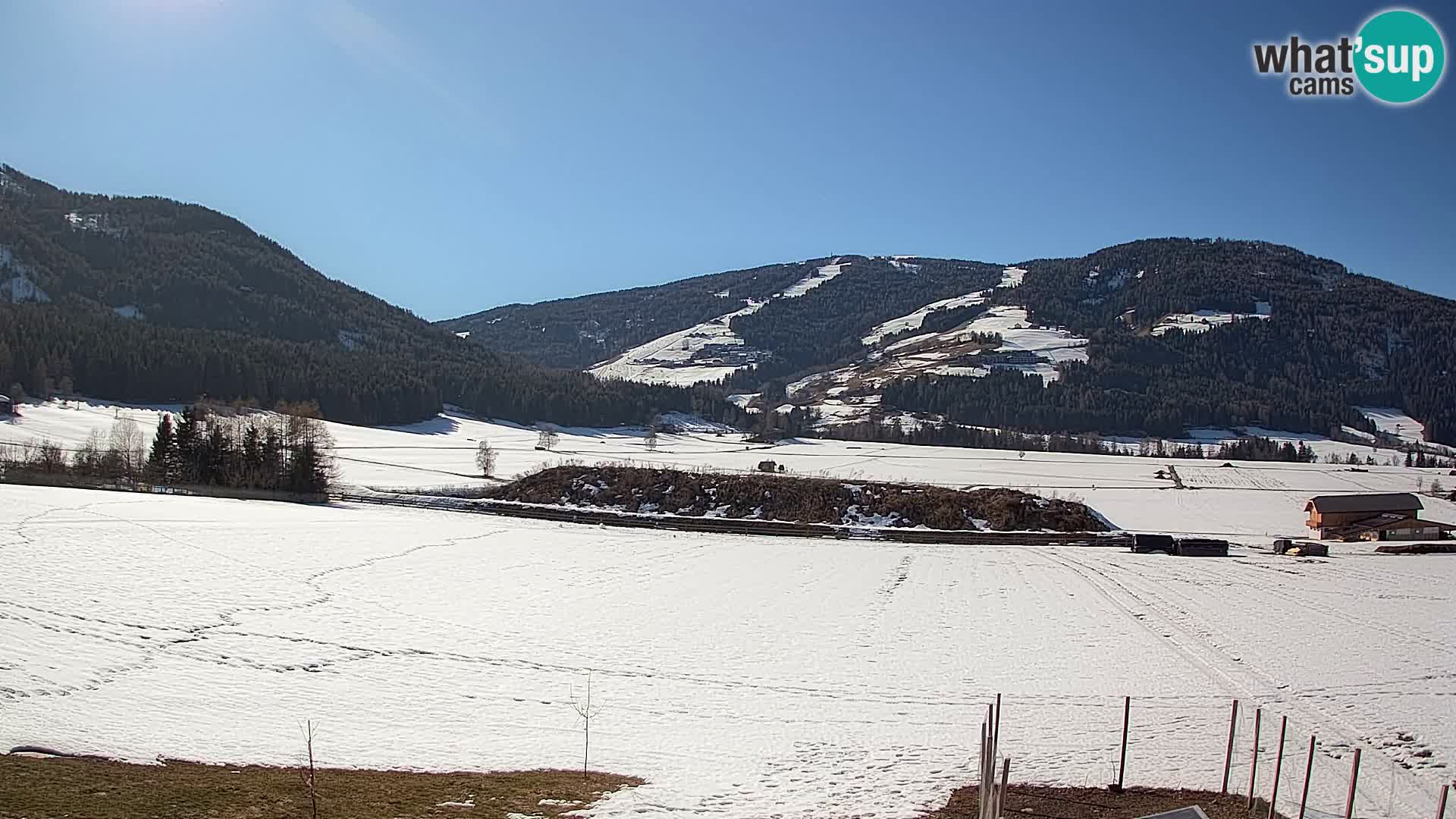 Webkamera Olang | Blick auf den Kronplatz von den Sottla Apartments