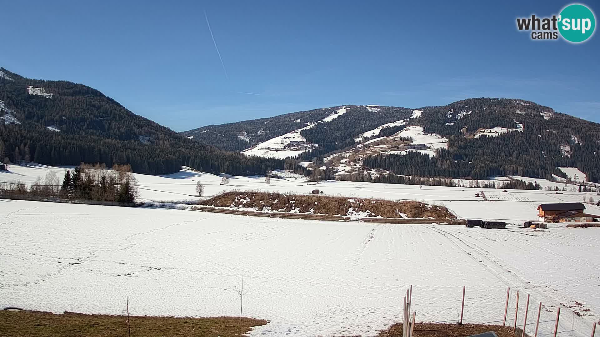 Webkamera Olang | Blick auf den Kronplatz von den Sottla Apartments