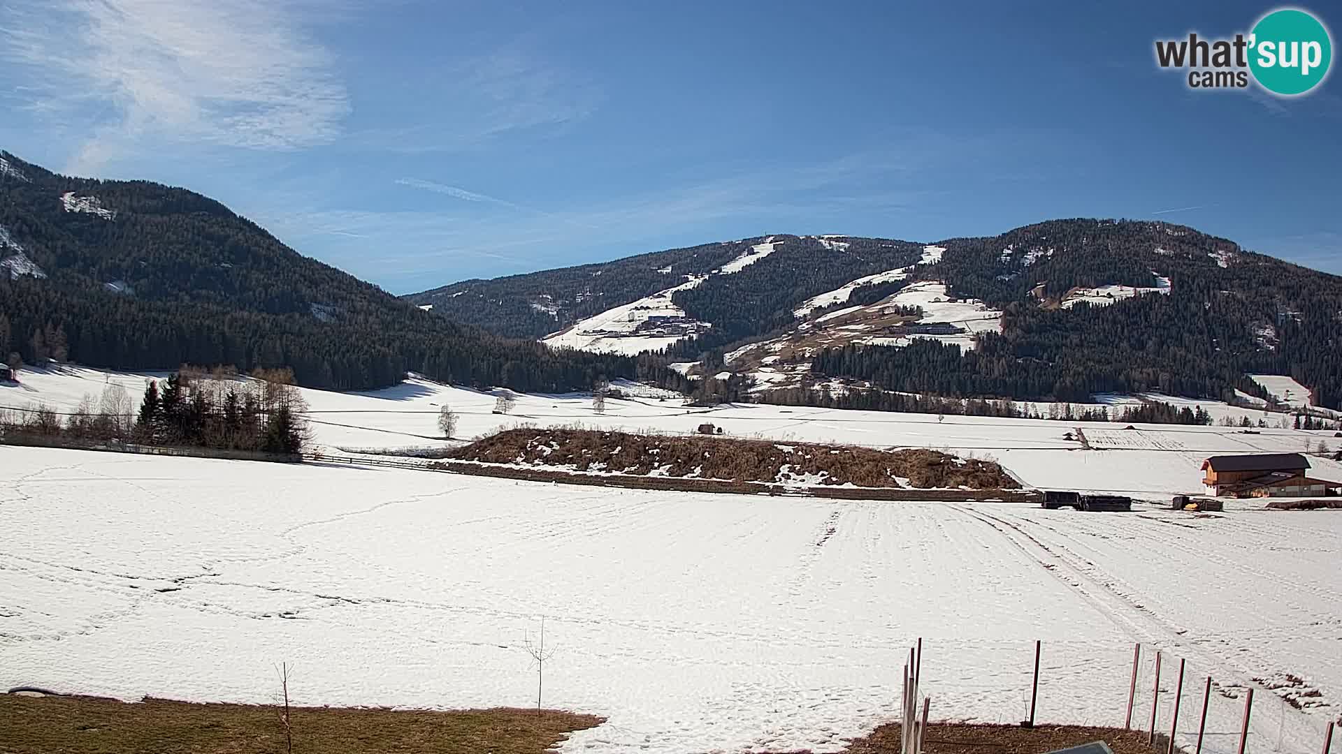 Webkamera Olang | Blick auf den Kronplatz von den Sottla Apartments