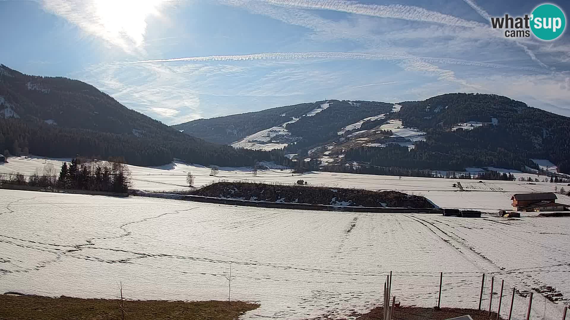 Webkamera Olang | Blick auf den Kronplatz von den Sottla Apartments
