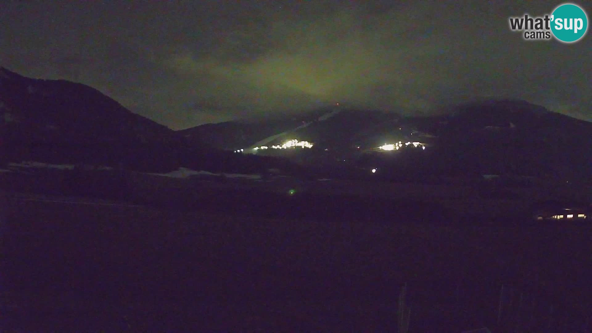 Webkamera Olang | Blick auf den Kronplatz von den Sottla Apartments