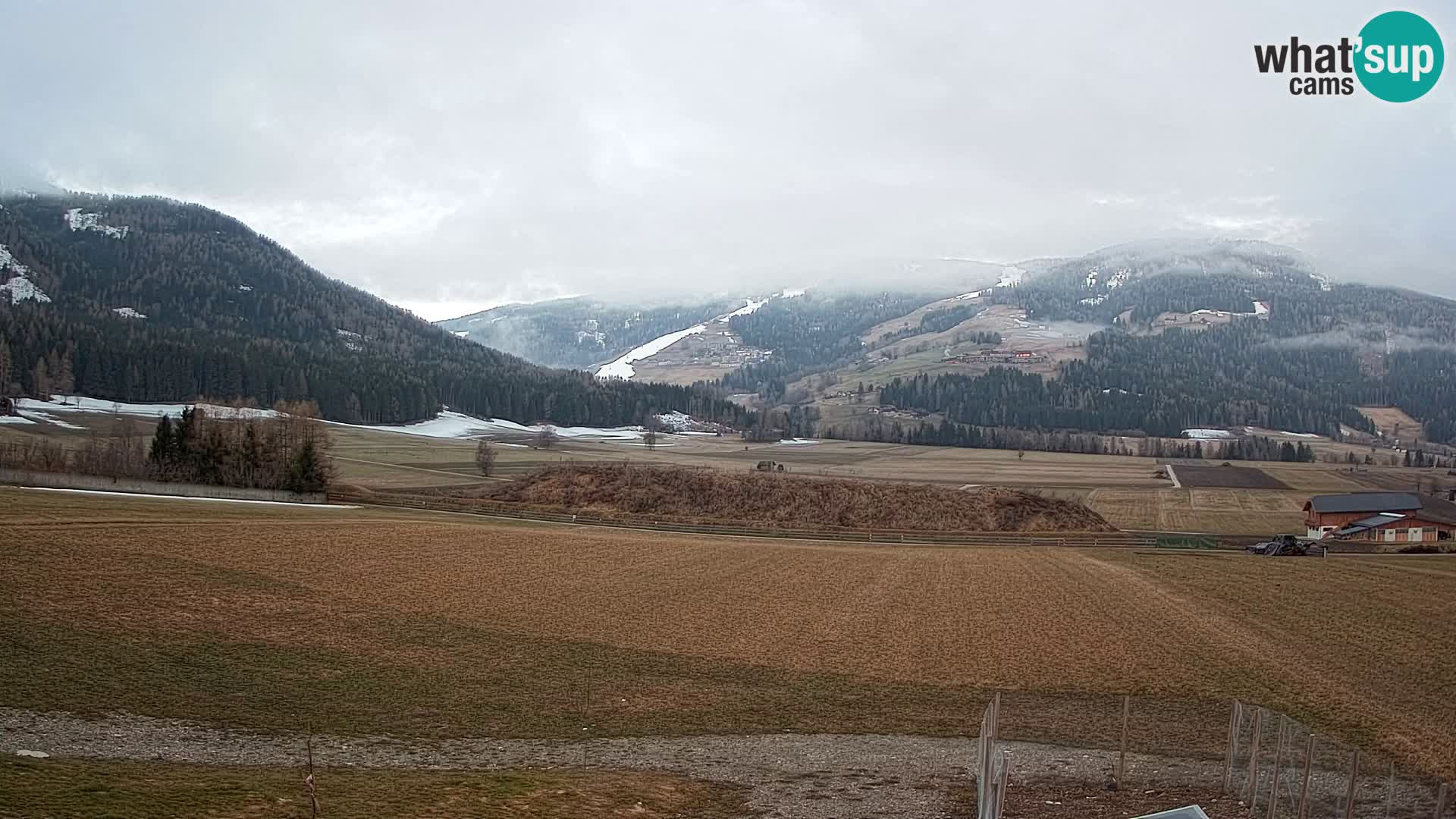 Webkamera Olang | Blick auf den Kronplatz von den Sottla Apartments