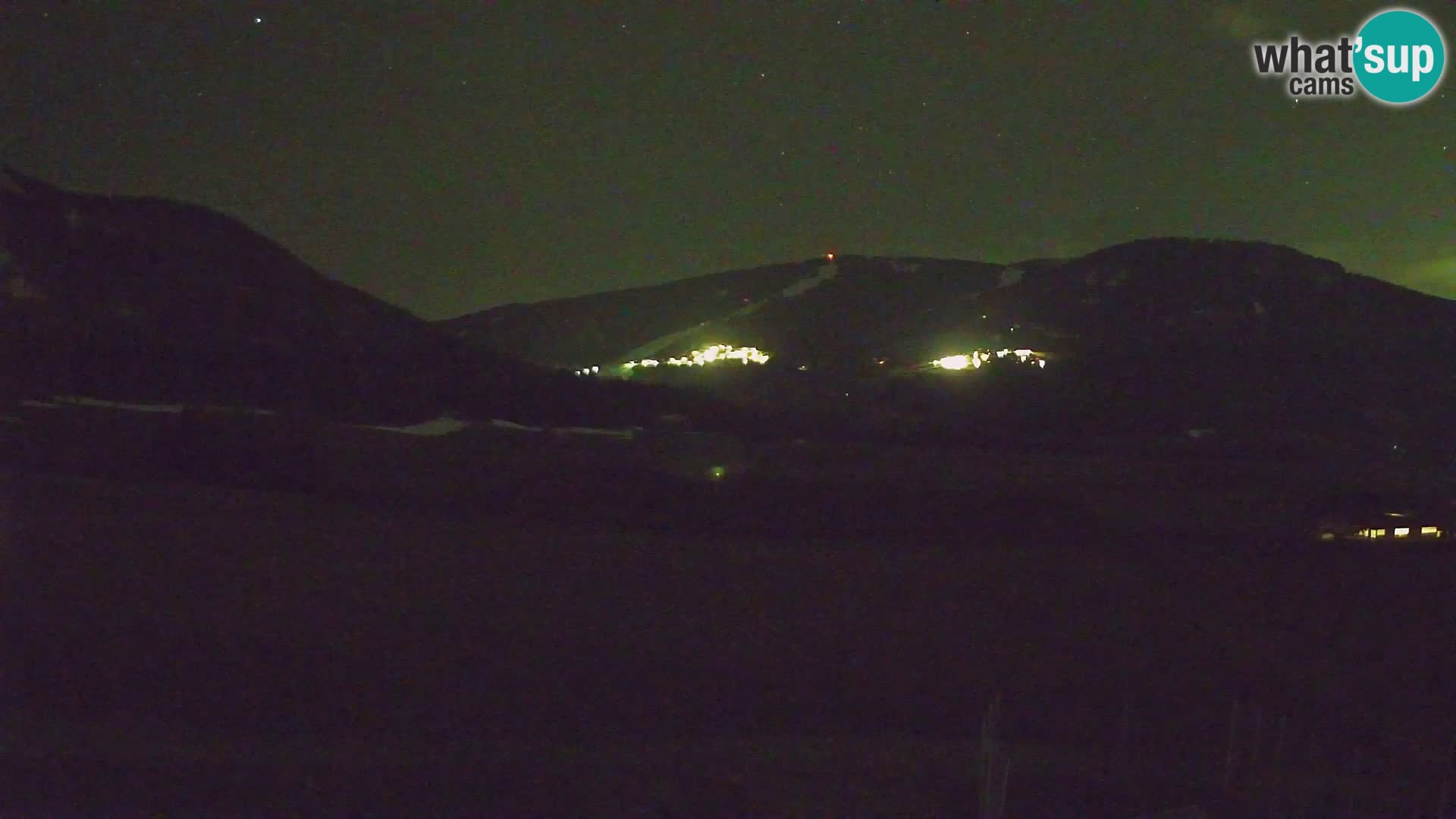 Webkamera Olang | Blick auf den Kronplatz von den Sottla Apartments