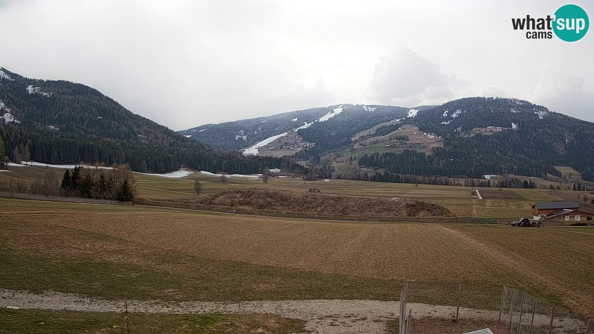 Webkamera Olang | Blick auf den Kronplatz von den Sottla Apartments
