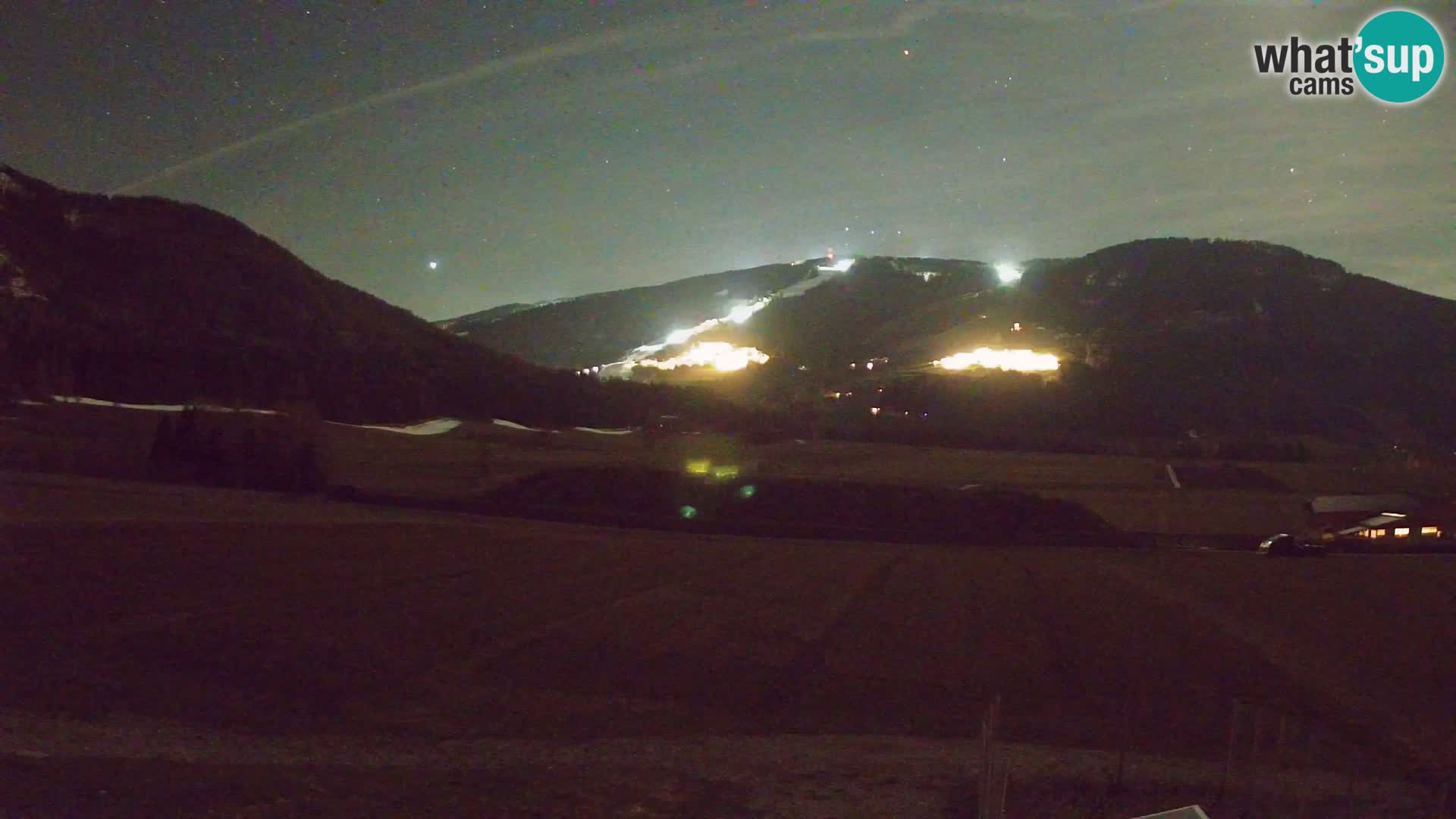 Webkamera Olang | Blick auf den Kronplatz von den Sottla Apartments