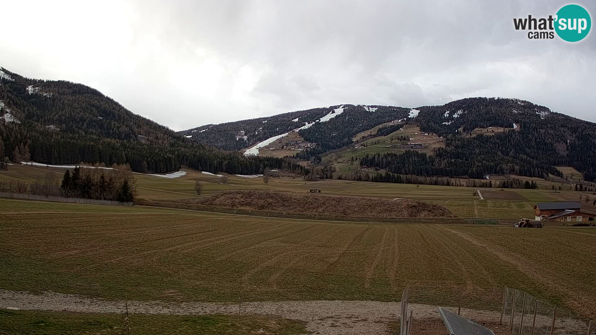 Webkamera Olang | Blick auf den Kronplatz von den Sottla Apartments